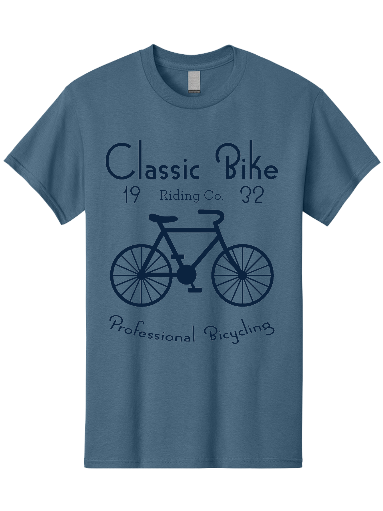 Classic Bike -Men Men'S Graphic Tee, 100% Cotton, Comfortable Casual Summer Wear, Machine Washable, Vintage Bicycle, Professional Bicycling, Classic Bike Riding, Cycling Company, Bike Enthusiasts, Retro Bike Design, Cycling Culture, Aae184 27