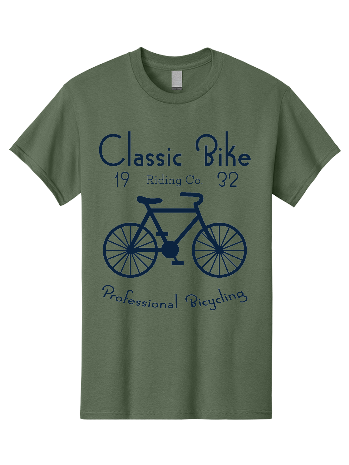 Classic Bike -Men Men'S Graphic Tee, 100% Cotton, Comfortable Casual Summer Wear, Machine Washable, Vintage Bicycle, Professional Bicycling, Classic Bike Riding, Cycling Company, Bike Enthusiasts, Retro Bike Design, Cycling Culture, Aae184 21