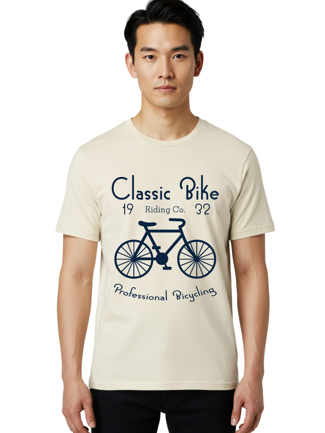 Classic Bike -Men Men'S Graphic Tee, 100% Cotton, Comfortable Casual Summer Wear, Machine Washable, Vintage Bicycle, Professional Bicycling, Classic Bike Riding, Cycling Company, Bike Enthusiasts, Retro Bike Design, Cycling Culture, Aae184 16