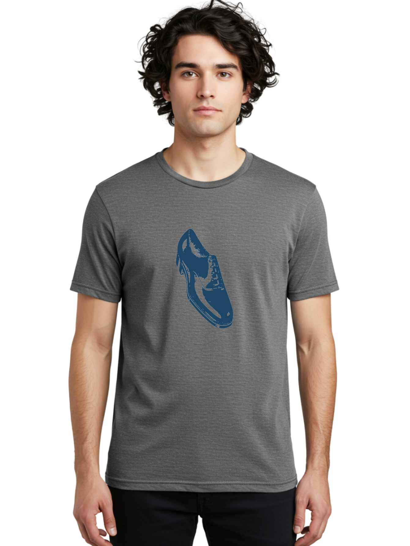Classic Oxford Dress Shoe Men'S Graphic Tee, 100% Cotton, Comfortable Casual Summer Wear, Machine Washable, Blue Shoe, Footwear Fashion, Shoe Design, Minimalist Style, Modern Footwear, Sleek Design, Casual Wear Aae189 20