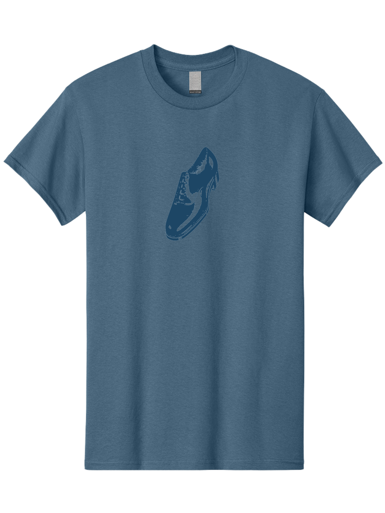 Classic Oxford Dress Shoe 2 Men'S Graphic Tee, 100% Cotton, Comfortable Casual Summer Wear, Machine Washable, Blue Shoes, Athletic Footwear, Sneaker Design, Fashion Accessory, Modern Style, Minimalist Graphic, Streetwear, Casual Wear Aae190 15