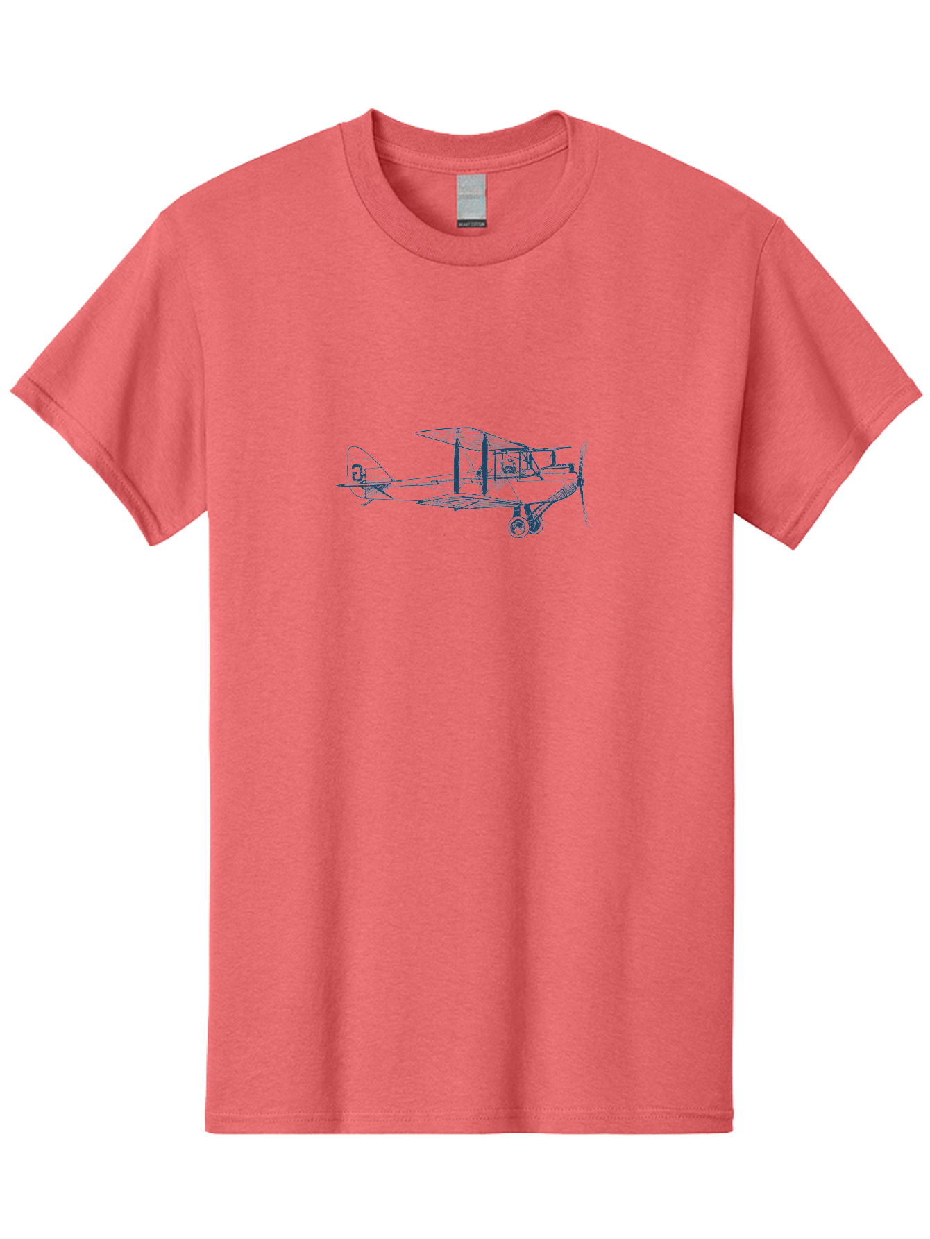 Classic Pilot Plane Men'S Graphic Tee, 100% Cotton, Comfortable Casual Summer Wear, Machine Washable, Vintage Biplane, Classic Aircraft Design, Historical Aviation, Sopwith Camel, Ww1 Fighter Plane, Military Aircraft, Historical Flight, Aae191 9