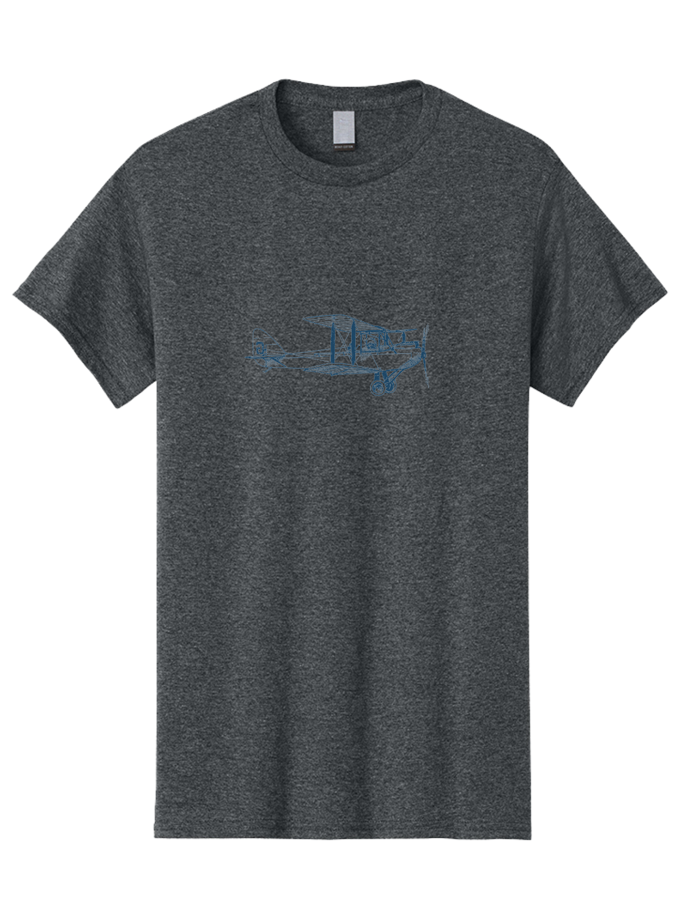 Classic Pilot Plane Men'S Graphic Tee, 100% Cotton, Comfortable Casual Summer Wear, Machine Washable, Vintage Biplane, Classic Aircraft Design, Historical Aviation, Sopwith Camel, Ww1 Fighter Plane, Military Aircraft, Historical Flight, Aae191 27