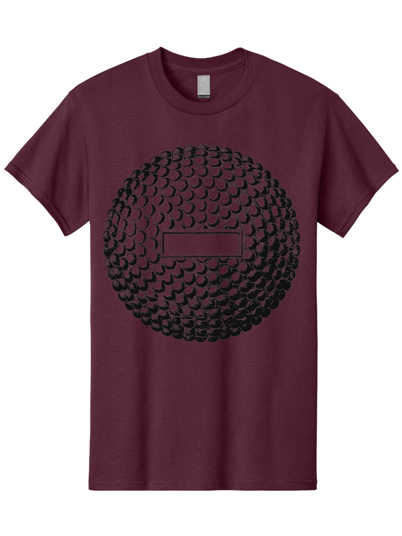Clubshot Men'S Graphic Tee, 100% Cotton, Comfortable Casual Summer Wear, Machine Washable, Golf Ball, Textured Surface, Dimpled Pattern, Blank Label, Rectangular Shape, 3D Illustration, Graphic Design Element, Sports Imagery, Placeholder Text Aae196 17