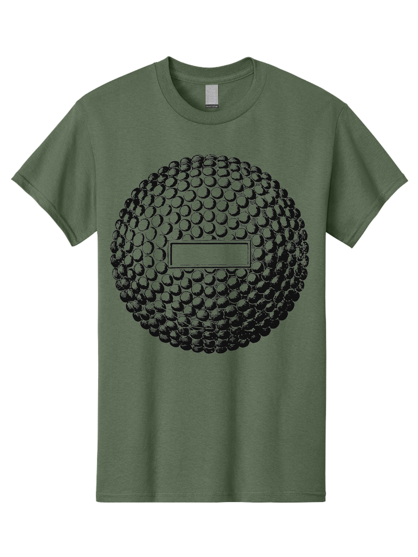 Clubshot Men'S Graphic Tee, 100% Cotton, Comfortable Casual Summer Wear, Machine Washable, Golf Ball, Textured Surface, Dimpled Pattern, Blank Label, Rectangular Shape, 3D Illustration, Graphic Design Element, Sports Imagery, Placeholder Text Aae196 29