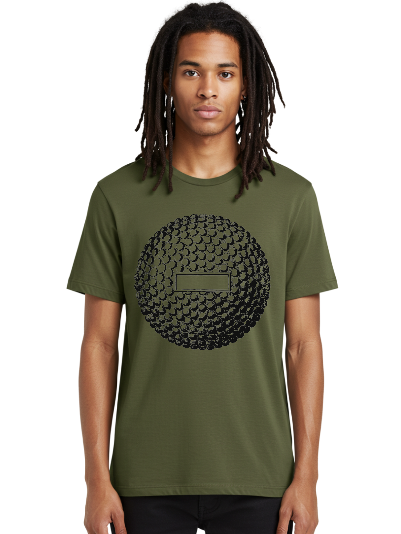 Clubshot Men'S Graphic Tee, 100% Cotton, Comfortable Casual Summer Wear, Machine Washable, Golf Ball, Textured Surface, Dimpled Pattern, Blank Label, Rectangular Shape, 3D Illustration, Graphic Design Element, Sports Imagery, Placeholder Text Aae196 30