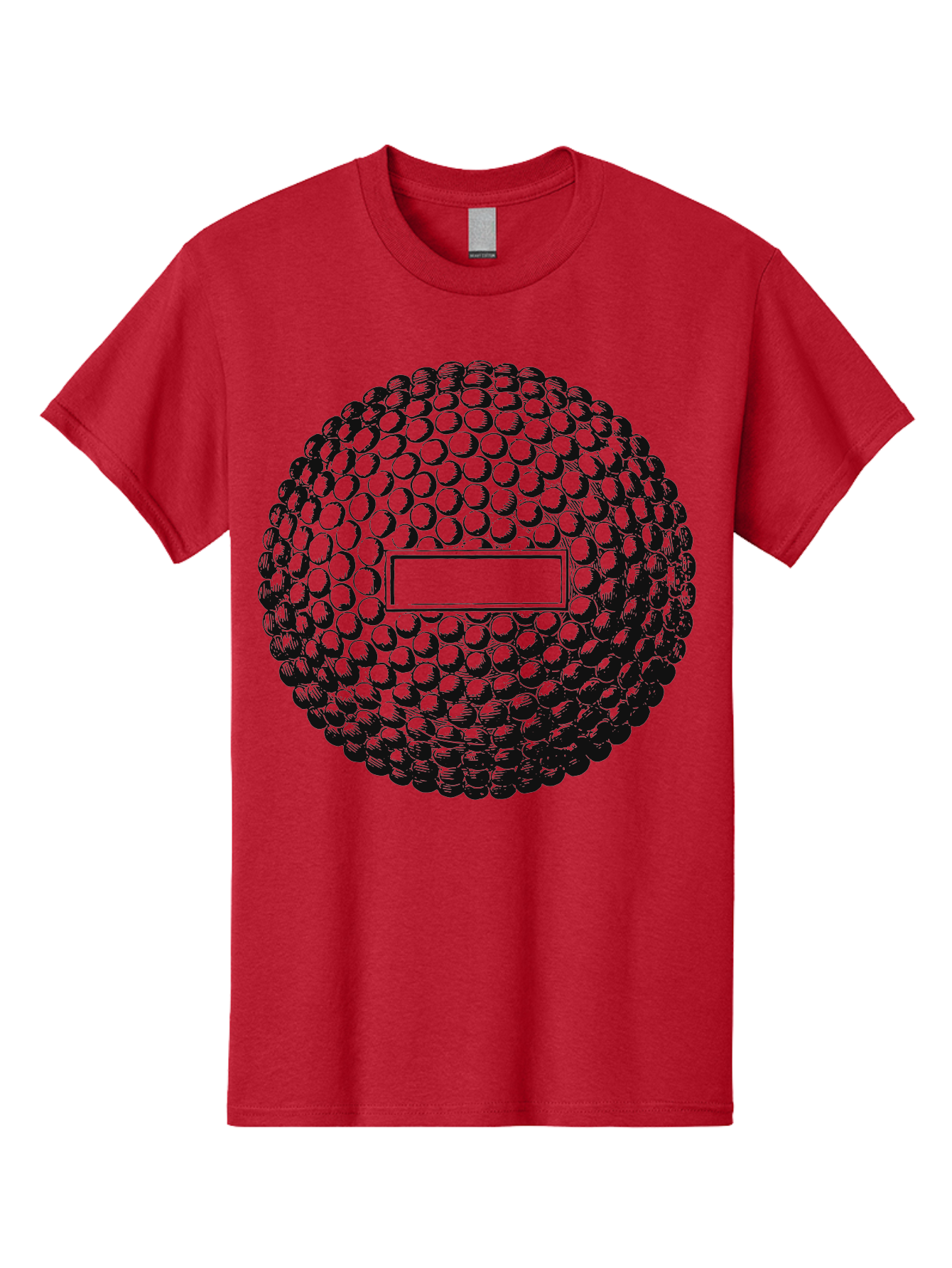 Clubshot Men'S Graphic Tee, 100% Cotton, Comfortable Casual Summer Wear, Machine Washable, Golf Ball, Textured Surface, Dimpled Pattern, Blank Label, Rectangular Shape, 3D Illustration, Graphic Design Element, Sports Imagery, Placeholder Text Aae196 25