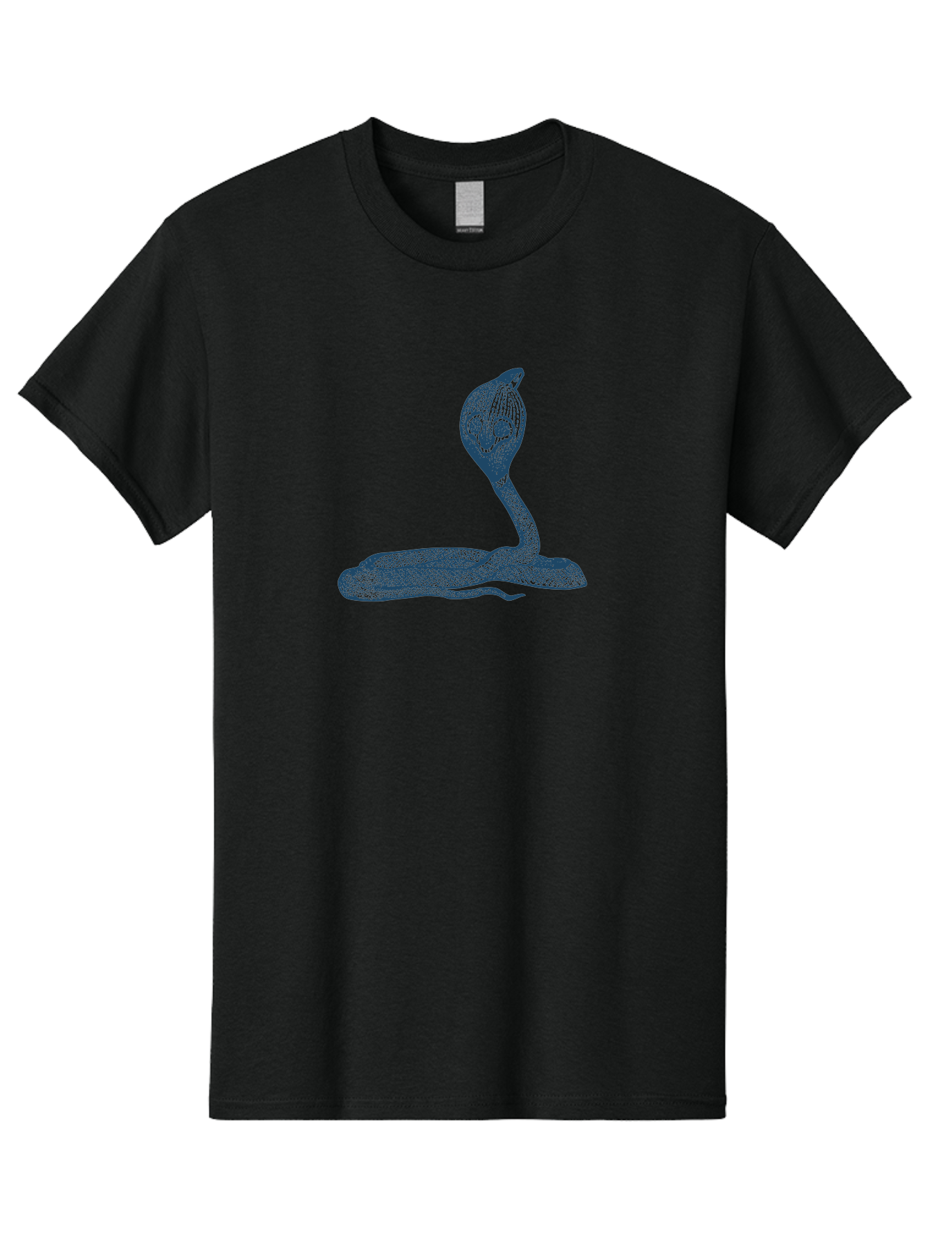 Cobra Ritual Men'S Graphic Tee, 100% Cotton, Comfortable Casual Summer Wear, Machine Washable, Snake With Skull Head, Cobra Art, Reptile Illustration, Coiled Serpent, Danger Sign, Pointy Fangs Aae198 15