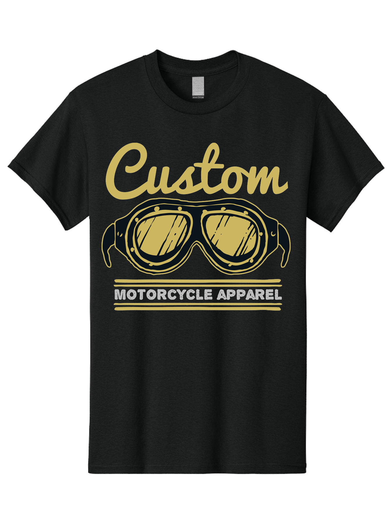 Custom Apparel Men'S Graphic Tee, 100% Cotton, Comfortable Casual Summer Wear, Machine Washable, Vintage Motorcycle Goggles, Custom Apparel, Biker Accessories, Retro Style, Motorcycle Culture, Custom Clothing Aae221 11