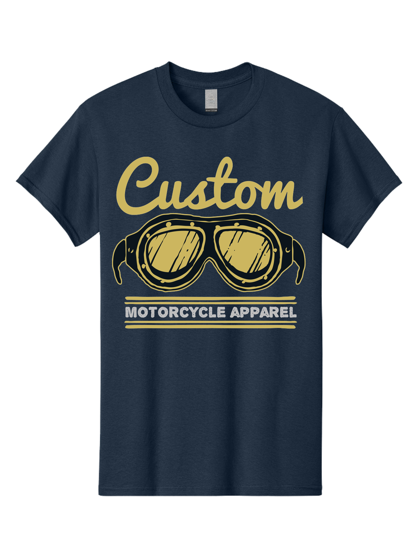 Custom Apparel Men'S Graphic Tee, 100% Cotton, Comfortable Casual Summer Wear, Machine Washable, Vintage Motorcycle Goggles, Custom Apparel, Biker Accessories, Retro Style, Motorcycle Culture, Custom Clothing Aae221 29