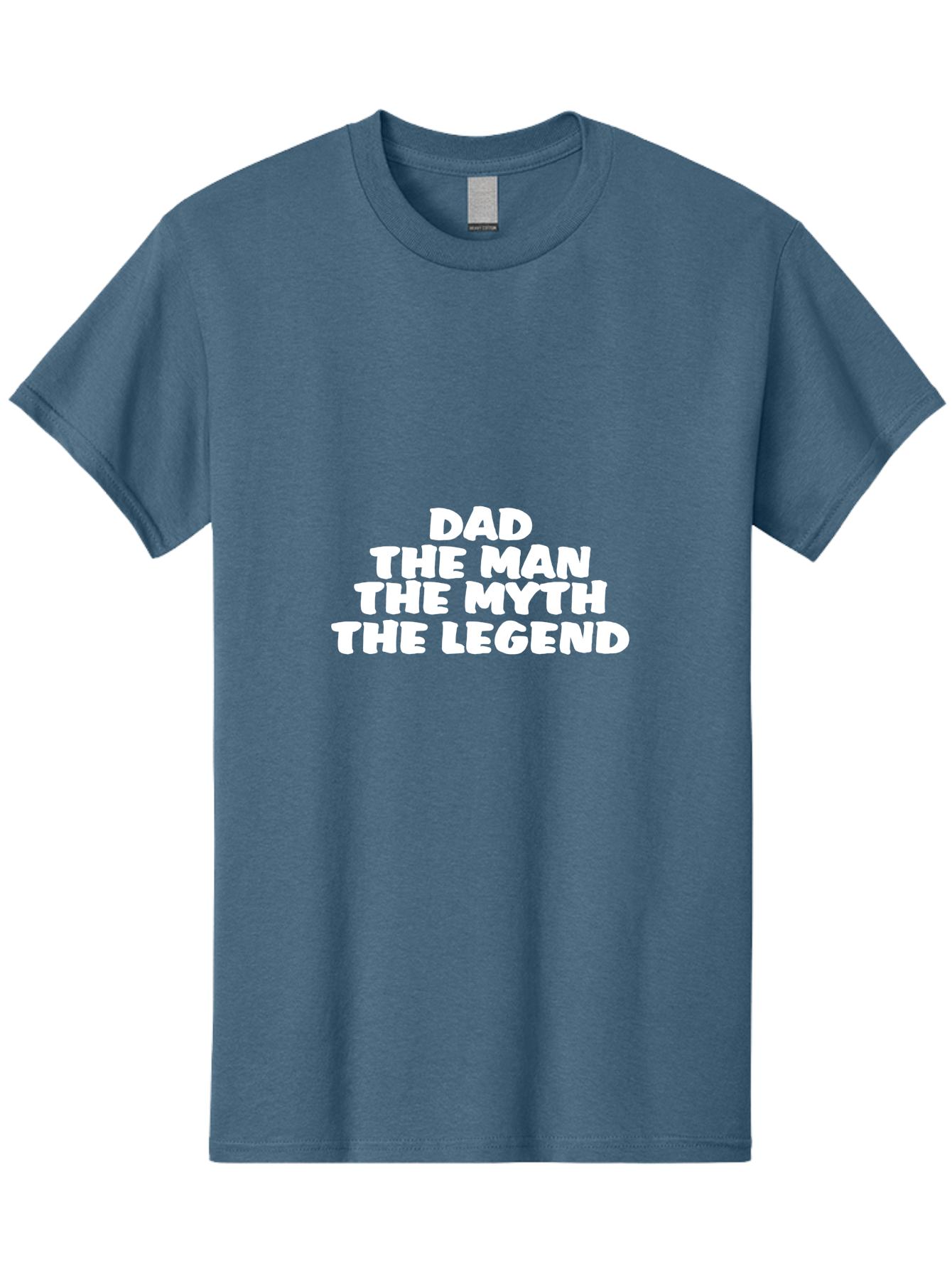 Dad The Man The Myth Men'S Graphic Tee, 100% Cotton, Comfortable Casual Summer Wear, Machine Washable, Dad The Man The Myth The Legend, Father'S Day Gift, Legendary Dad, Mythical Father, Funny Dad Quote, Dad Appreciation, Gift For Dad Aae225 3