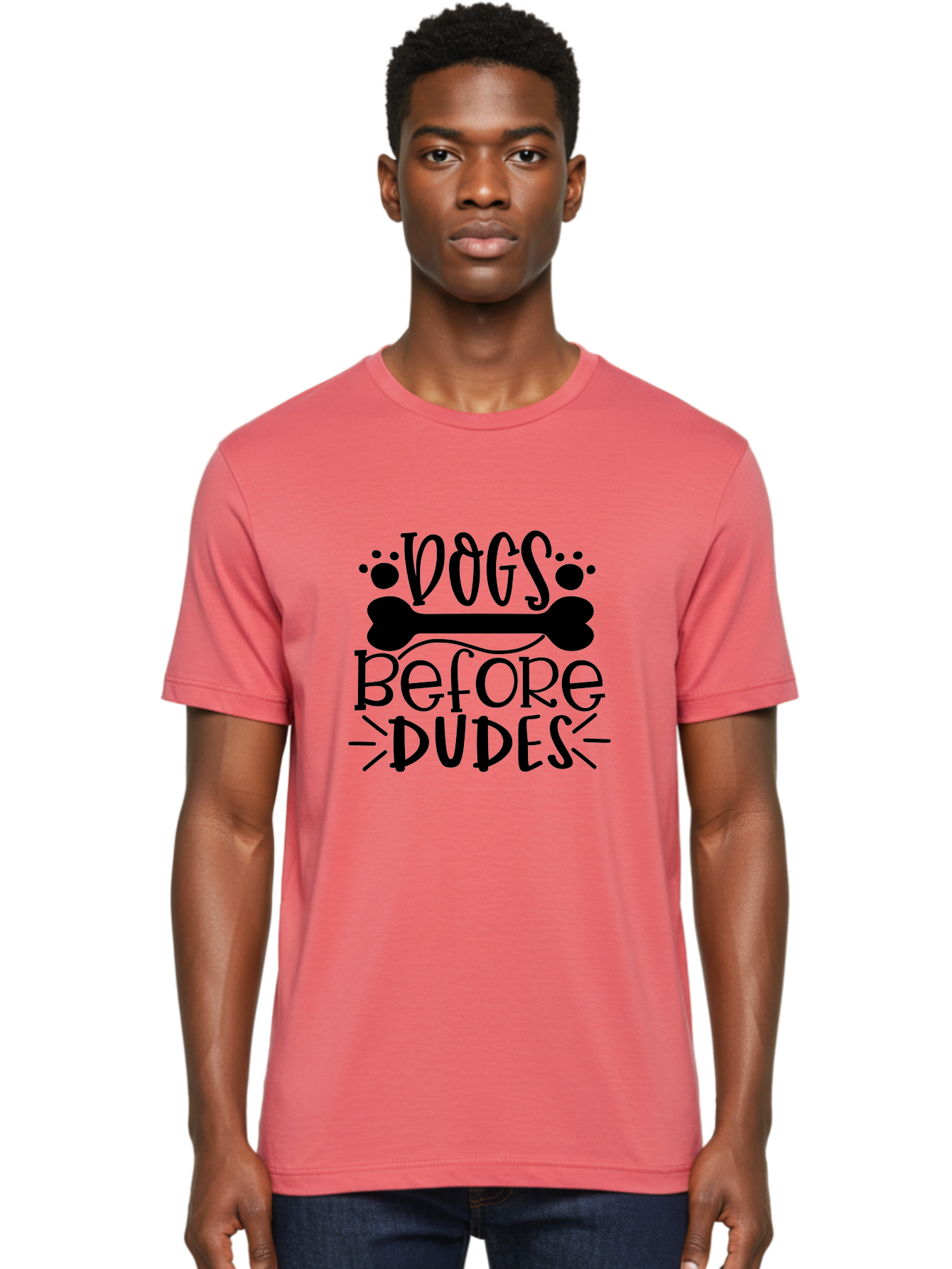 Dogs Before Dudes-01 Men'S Graphic Tee, 100% Cotton, Comfortable Casual Summer Wear, Machine Washable, Funny Dog Quotes, Dog Lovers Gift, Dog Mom Quotes, Dog Lover Sayings, Dog Quotes, Dog Quotes For Women, Dog Quotes For Men Aae239 20