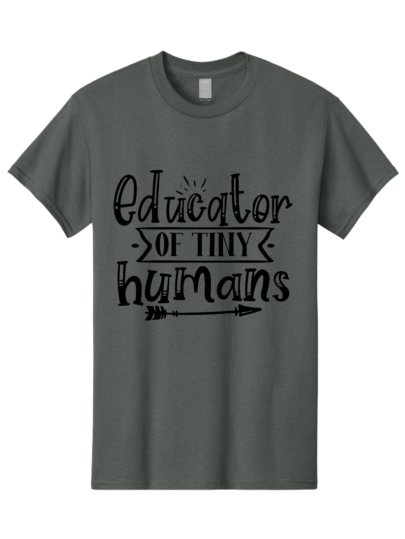 Educator Of Tiny Humans Men'S Graphic Tee, 100% Cotton, Comfortable Casual Summer Wear, Machine Washable, Teacher Quotes, Educators, Tiny Humans, Inspirational Quotes, Teaching Quotes, Motivational Quotes, Classroom Decor, Arrow Graphics, Aae253 27
