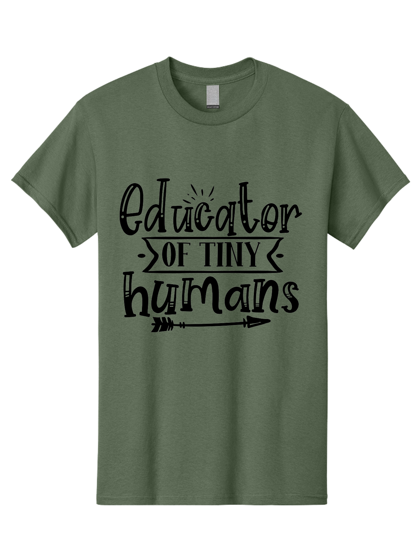 Educator Of Tiny Humans Men'S Graphic Tee, 100% Cotton, Comfortable Casual Summer Wear, Machine Washable, Teacher Quotes, Educators, Tiny Humans, Inspirational Quotes, Teaching Quotes, Motivational Quotes, Classroom Decor, Arrow Graphics, Aae253 11