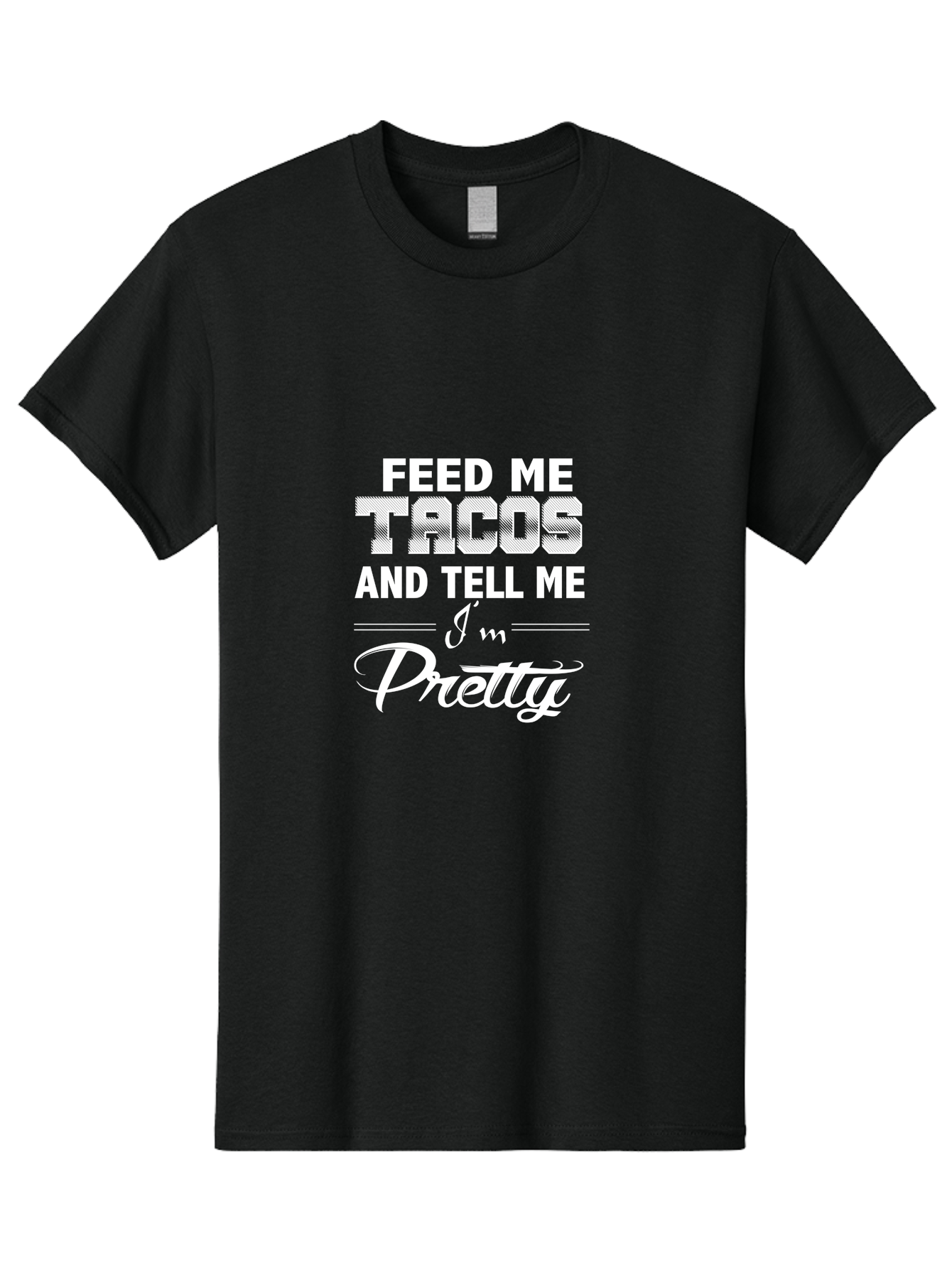 Feed Me Tacos Men'S Graphic Tee, 100% Cotton, Comfortable Casual Summer Wear, Machine Washable, Tacos, Foodie Humor, Funny Quotes, Mexican Food, Playful Phrases, Taco Love, Sassy Sayings, Food Quotes Aae280 17