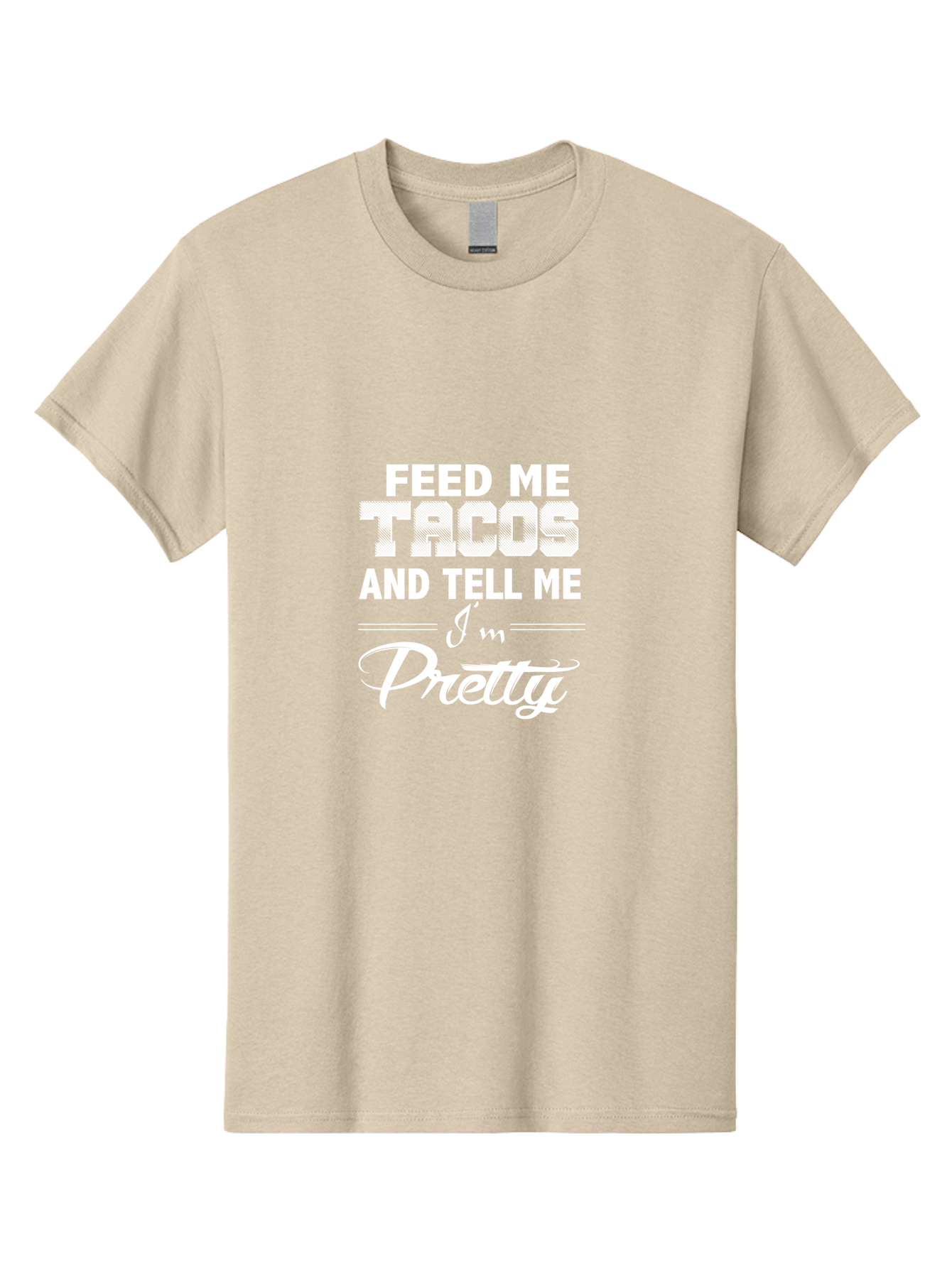 Feed Me Tacos Men'S Graphic Tee, 100% Cotton, Comfortable Casual Summer Wear, Machine Washable, Tacos, Foodie Humor, Funny Quotes, Mexican Food, Playful Phrases, Taco Love, Sassy Sayings, Food Quotes Aae280 3