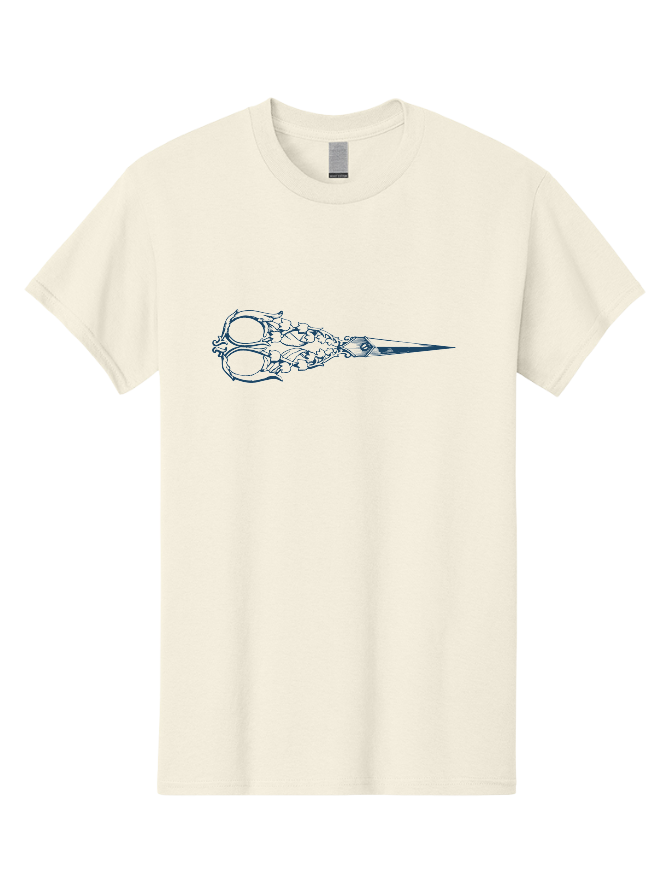 Flower Pattern Scissors Men'S Graphic Tee, 100% Cotton, Comfortable Casual Summer Wear, Machine Washable, Scissors With Skull Design, Metal Craftsmanship, Detailed Engraving, Blade Sharpness, Cutting Tool, Edgy Style, Goth Aesthetic, Metalwork Aae285 23