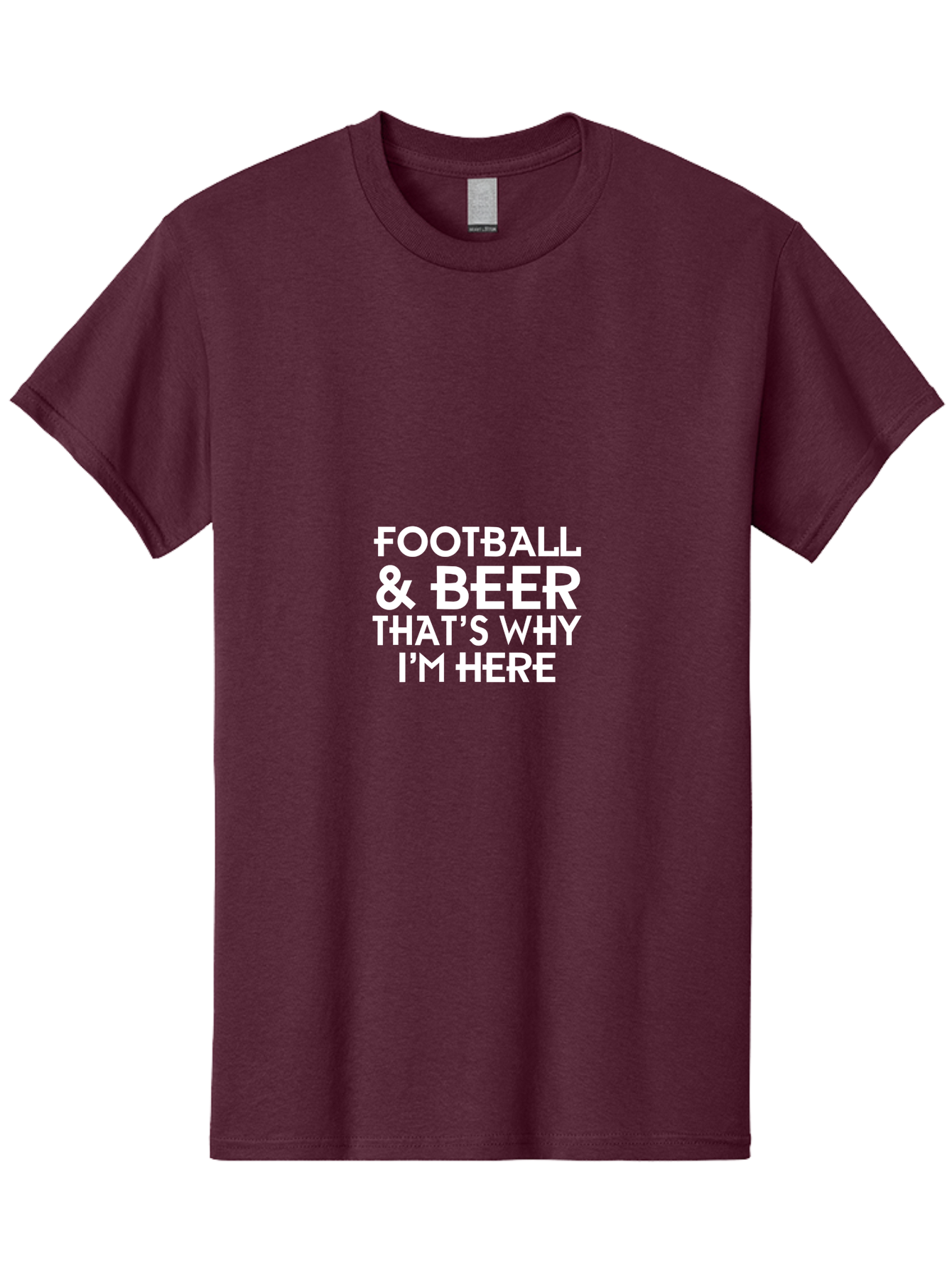 Football & Beer Men'S Graphic Tee, 100% Cotton, Comfortable Casual Summer Wear, Machine Washable, Football And Beer, Sports Fan, Beer Enthusiast, Game Day, Football Season, Beer Lover, Sports Culture, Tailgating Party Aae289 15
