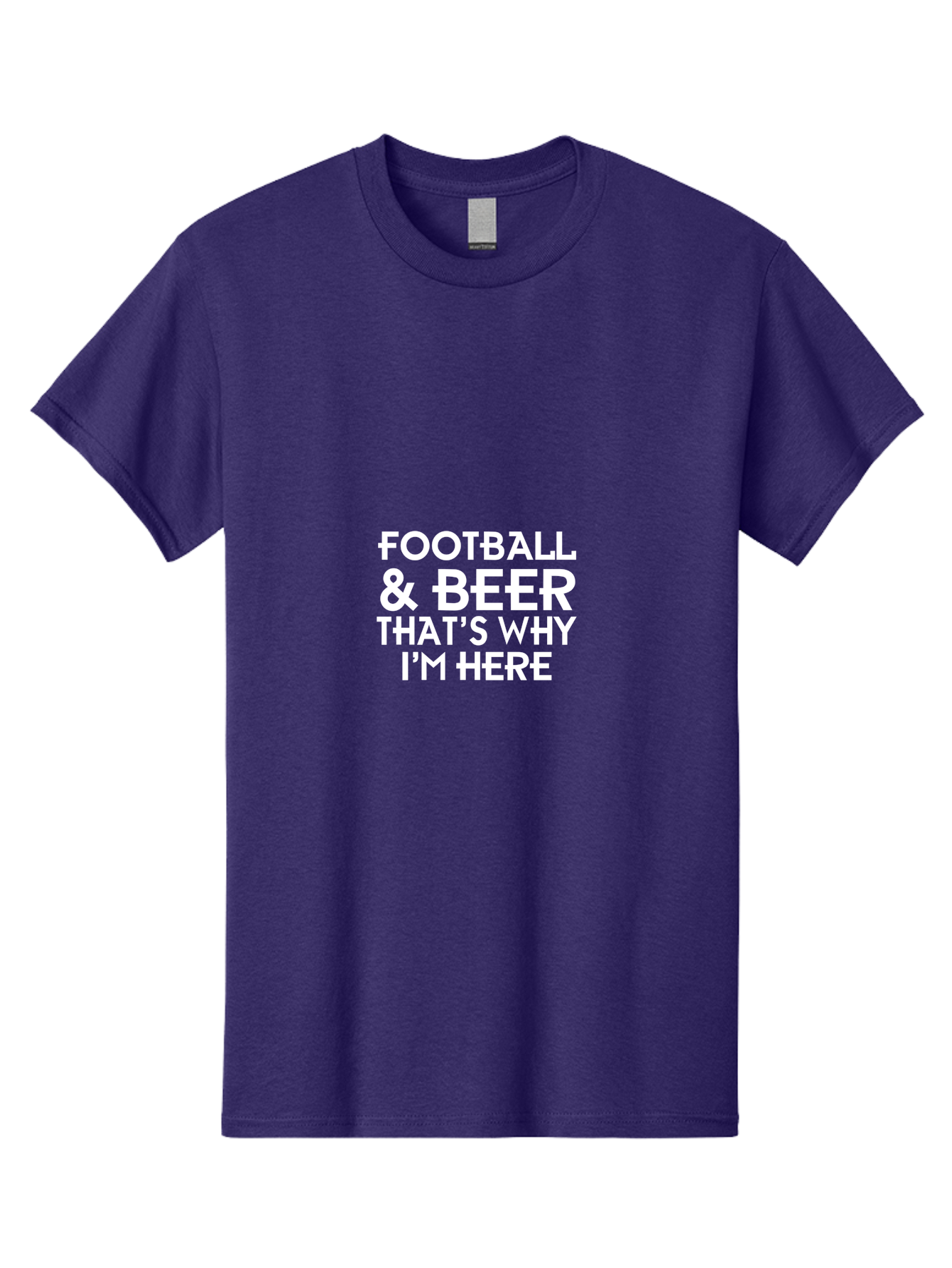 Football & Beer Men'S Graphic Tee, 100% Cotton, Comfortable Casual Summer Wear, Machine Washable, Football And Beer, Sports Fan, Beer Enthusiast, Game Day, Football Season, Beer Lover, Sports Culture, Tailgating Party Aae289 21