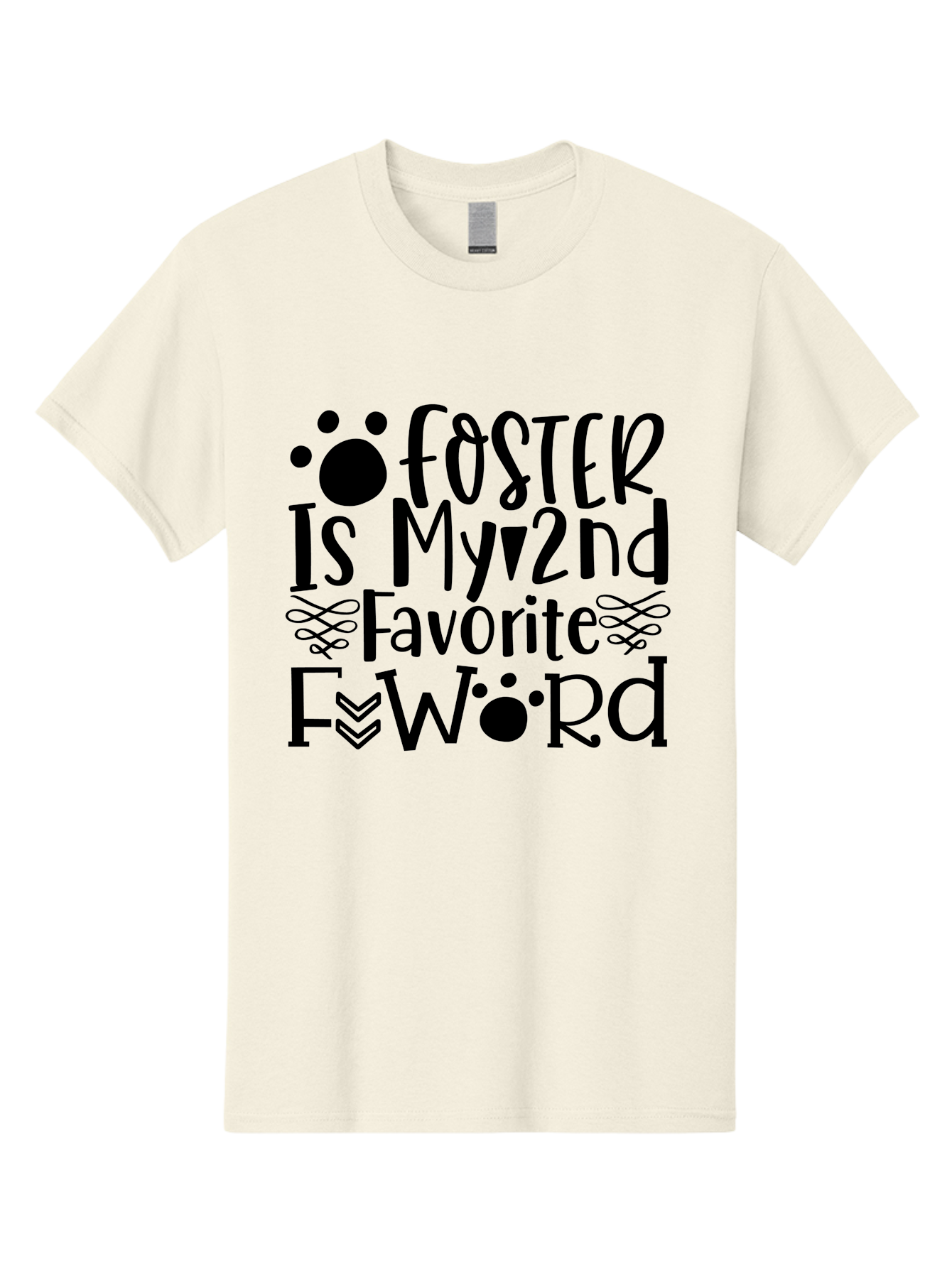 Foster Is My 2Nd Favorite F Word Men'S Graphic Tee, 100% Cotton, Comfortable Casual Summer Wear, Machine Washable, Foster Care, Animal Shelter, Pet Adoption, Dog Lovers, Cat Lovers, Charity Support, Inspirational Quote, Motivational Phrase, Aae296 19