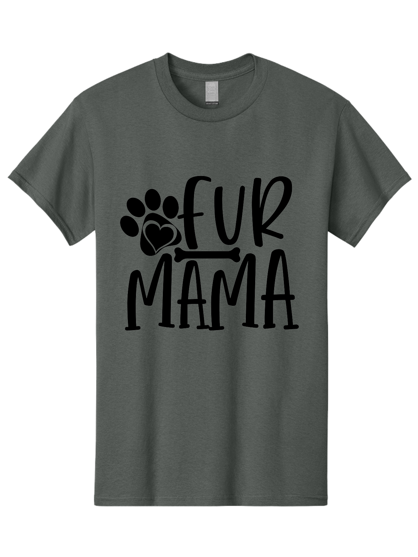Fur Mama Men'S Graphic Tee, 100% Cotton, Comfortable Casual Summer Wear, Machine Washable, Fur Mama, Dog Mom, Pet Lovers, Dog Lovers, Animal Lovers, Dog Parents, Pet Parents, Dog Owners Aae297 29