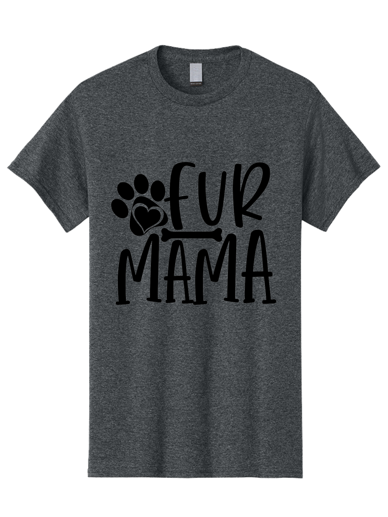 Fur Mama Men'S Graphic Tee, 100% Cotton, Comfortable Casual Summer Wear, Machine Washable, Fur Mama, Dog Mom, Pet Lovers, Dog Lovers, Animal Lovers, Dog Parents, Pet Parents, Dog Owners Aae297 25
