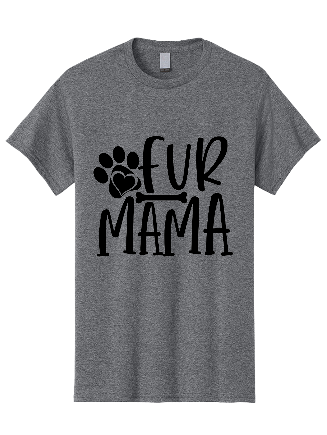Fur Mama Men'S Graphic Tee, 100% Cotton, Comfortable Casual Summer Wear, Machine Washable, Fur Mama, Dog Mom, Pet Lovers, Dog Lovers, Animal Lovers, Dog Parents, Pet Parents, Dog Owners Aae297 21