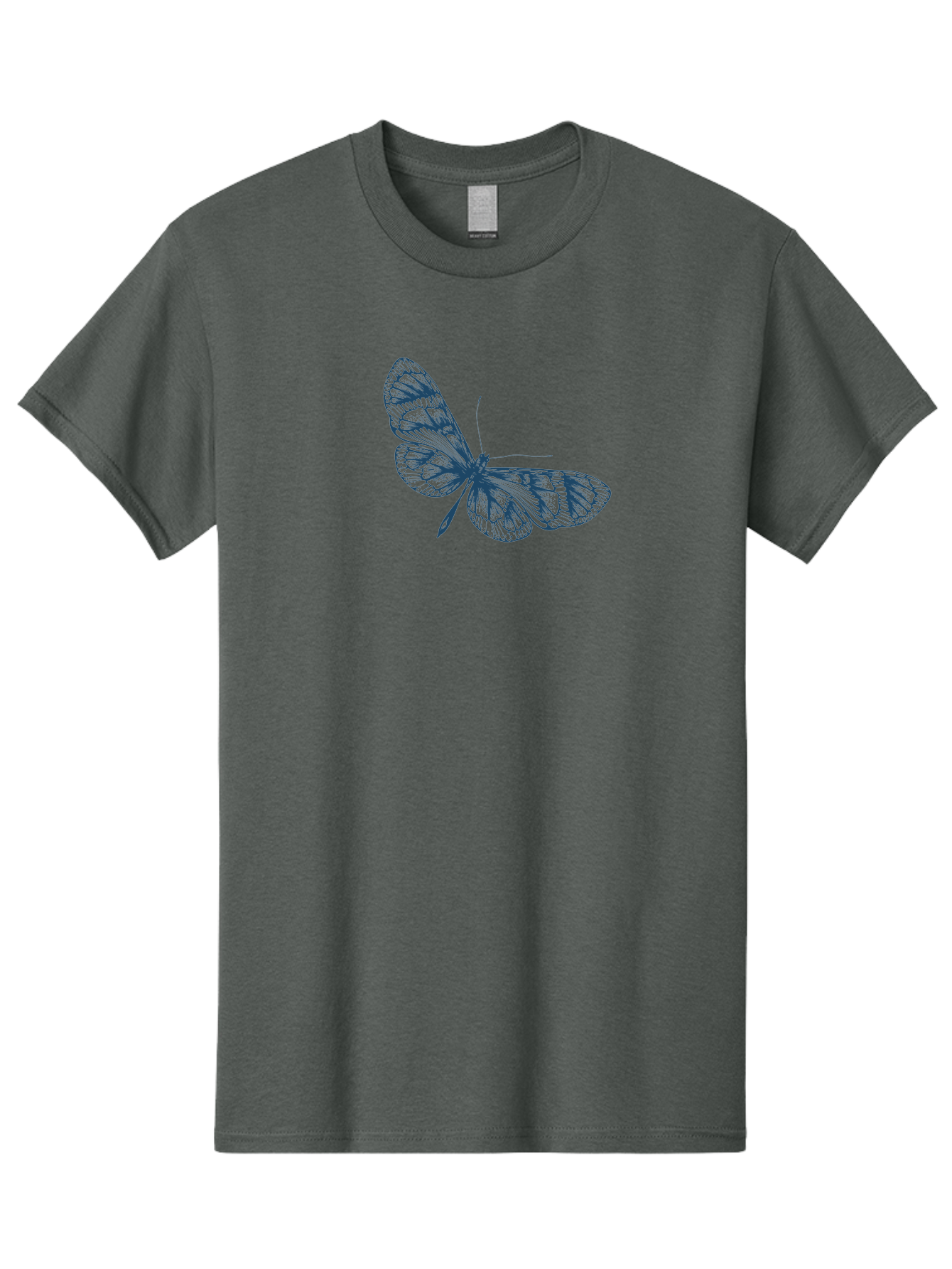 Insect Men'S Graphic Tee, 100% Cotton, Comfortable Casual Summer Wear, Machine Washable, Delicate Wings, Intricate Patterns, Fragile Beauty, Butterfly Silhouette, Transparent Wings, Insect Art, Abstract Design, Modern Graphics Aae401 17