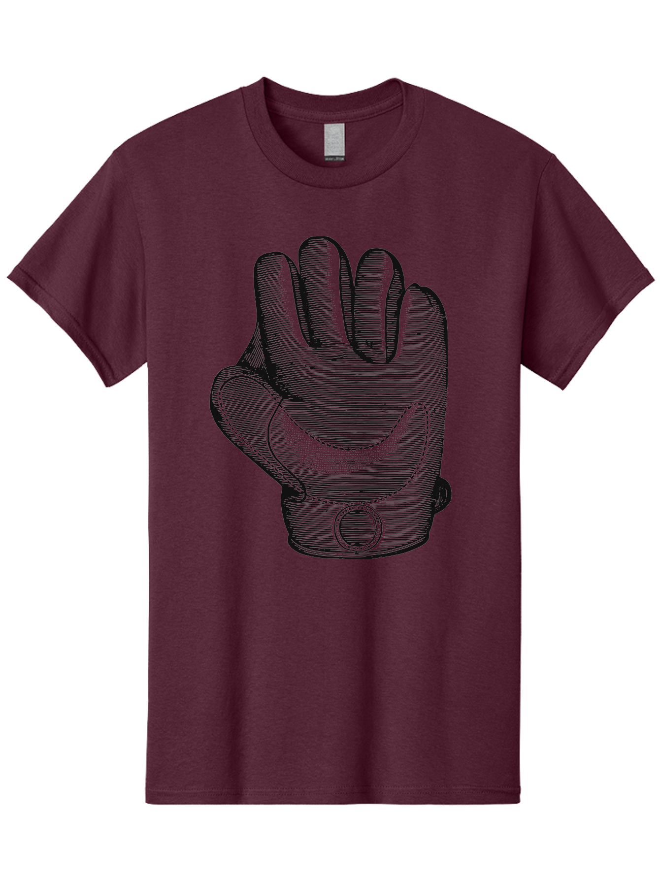 Iron Grip Men'S Graphic Tee, 100% Cotton, Comfortable Casual Summer Wear, Machine Washable, Motorcycle Glove, Protective Gear, Racing Equipment, Safety Accessory, Bike Glove, Glove Design, Stitched Details, Rugged Style, Men'S Fashion Aae405 25
