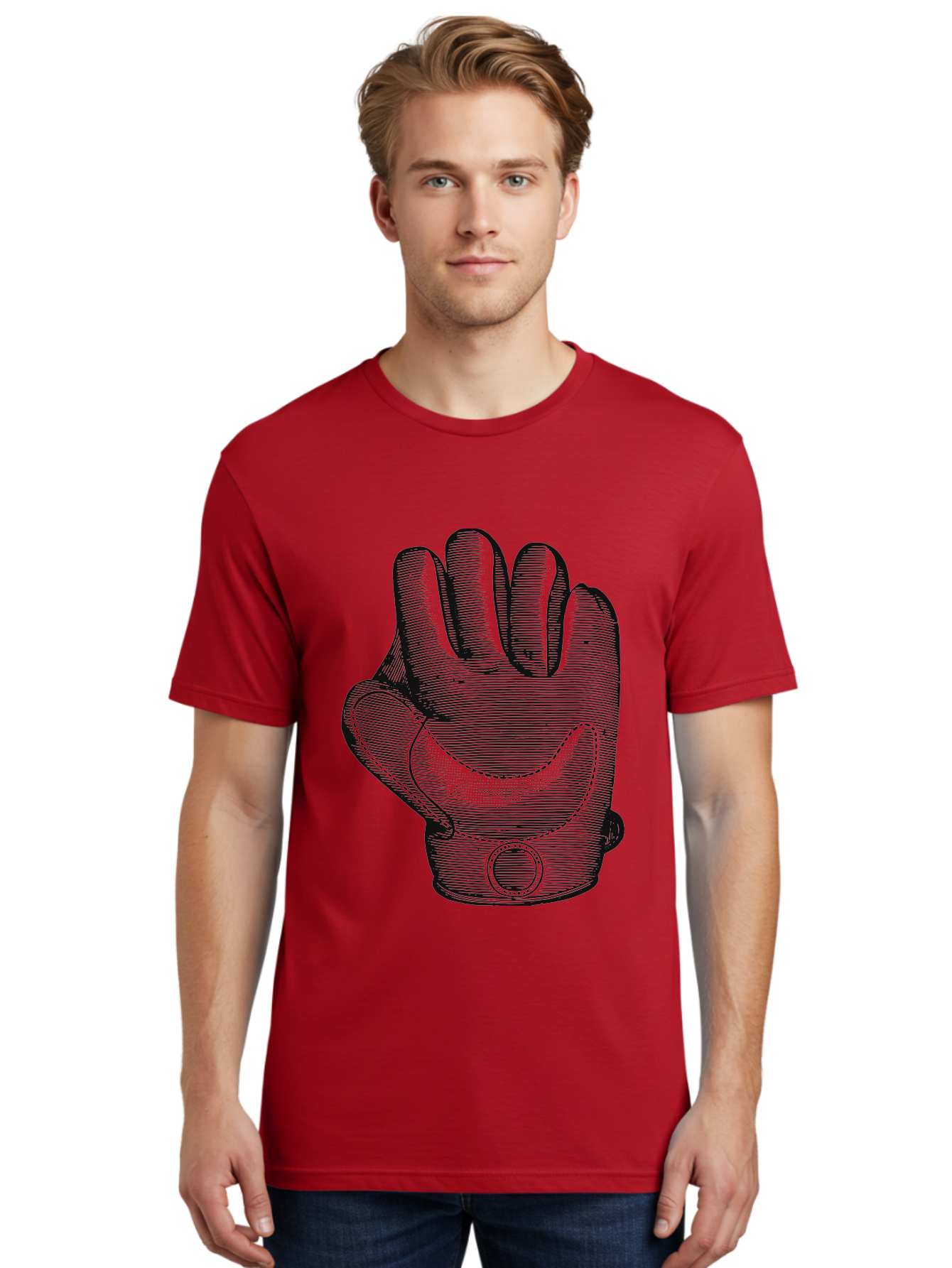 Iron Grip Men'S Graphic Tee, 100% Cotton, Comfortable Casual Summer Wear, Machine Washable, Motorcycle Glove, Protective Gear, Racing Equipment, Safety Accessory, Bike Glove, Glove Design, Stitched Details, Rugged Style, Men'S Fashion Aae405 14