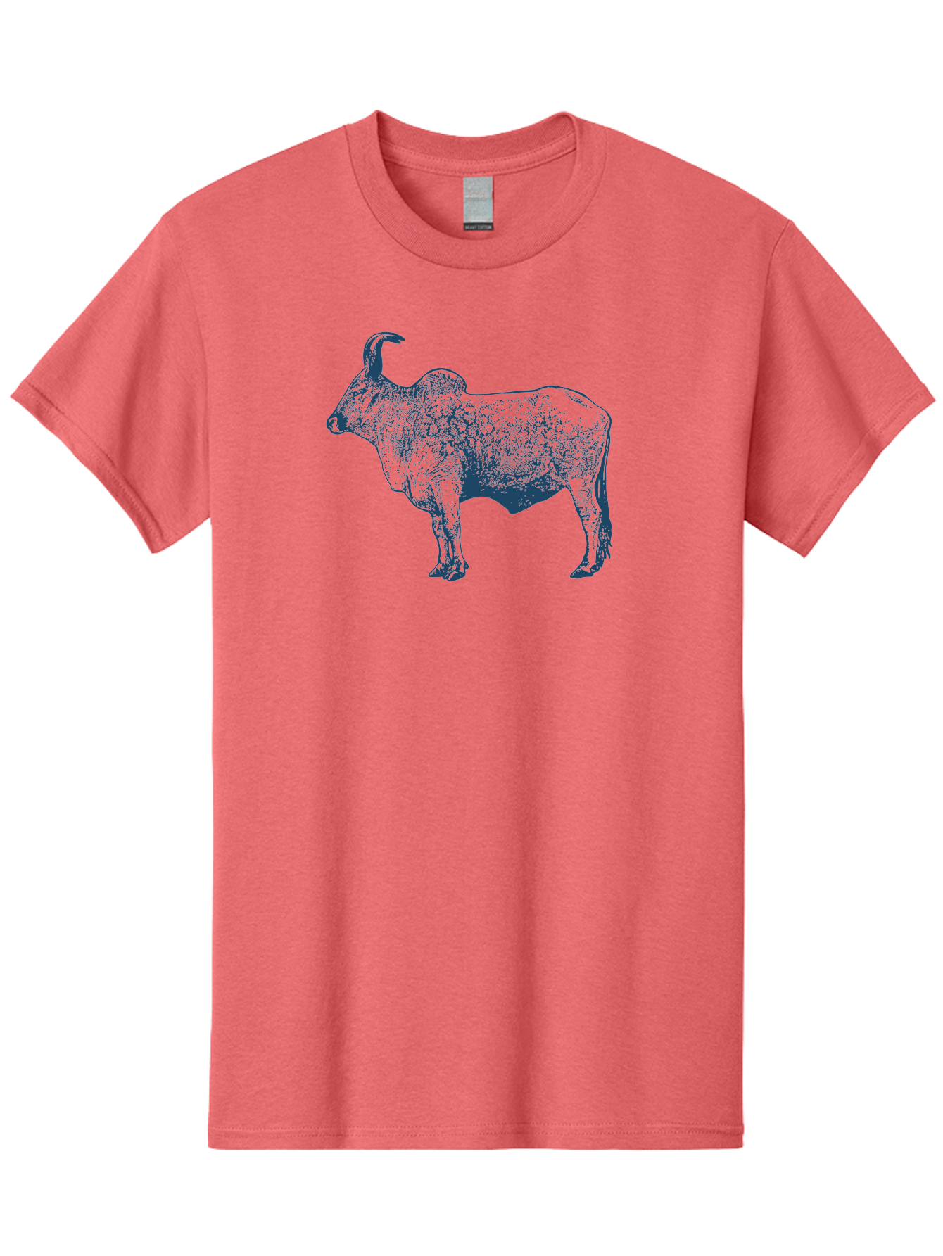 Iron Horn Buffalo Men'S Graphic Tee, 100% Cotton, Comfortable Casual Summer Wear, Machine Washable, Taurus Zodiac Sign, Bull Symbol, Horoscope Illustration, Astrology Artwork, Stylized Bull Image, Curved Horns, Artistic Design Aae406 13