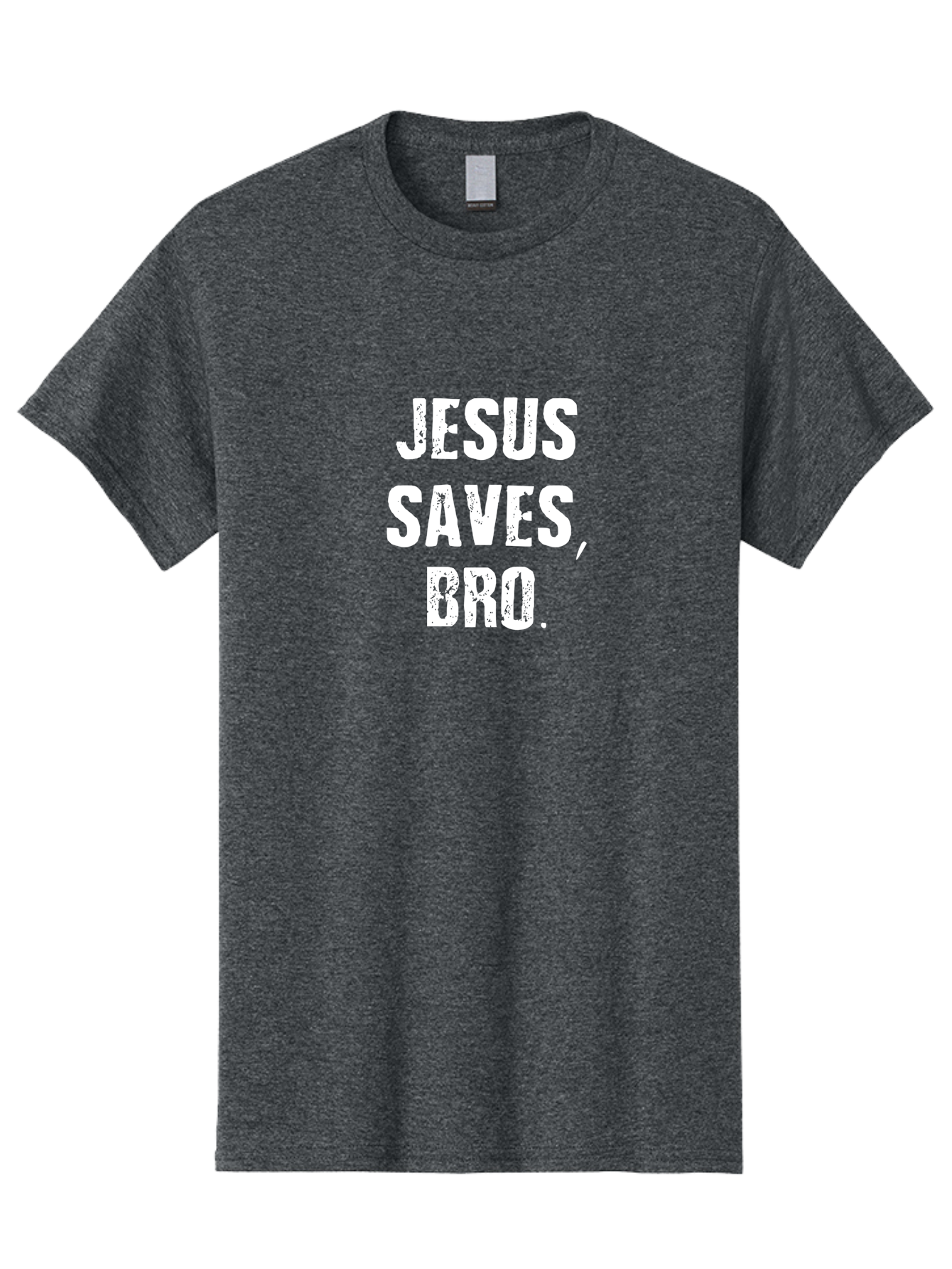 Jesus Saves Bro Men'S Graphic Tee, 100% Cotton, Comfortable Casual Summer Wear, Machine Washable, Jesus Saves, Inspirational Quote, Motivational Phrase, Christian Message, Faith-Based Affirmation, Spiritual Encouragement, Bold Typography Aae425 5