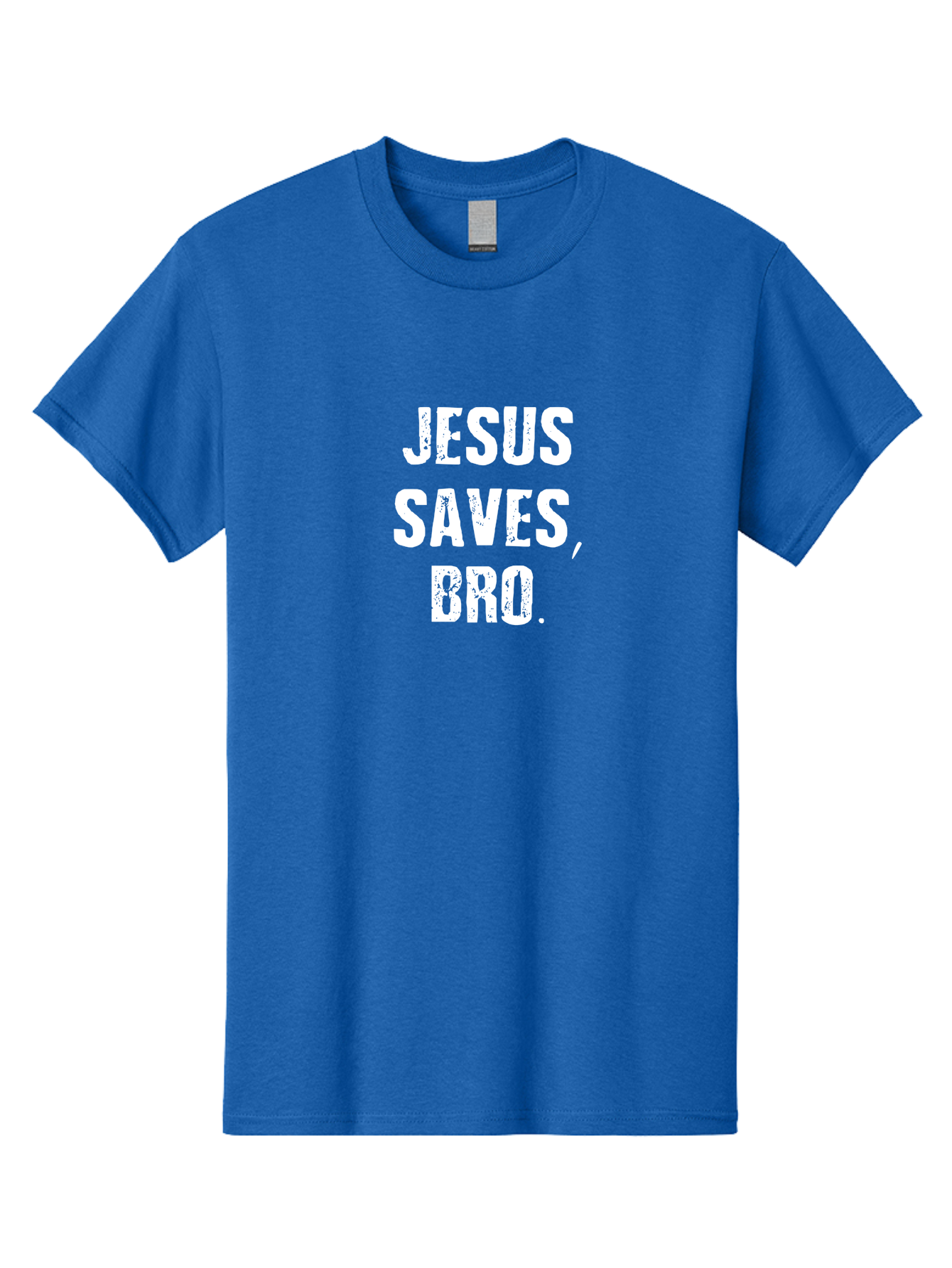 Jesus Saves Bro Men'S Graphic Tee, 100% Cotton, Comfortable Casual Summer Wear, Machine Washable, Jesus Saves, Inspirational Quote, Motivational Phrase, Christian Message, Faith-Based Affirmation, Spiritual Encouragement, Bold Typography Aae425 21