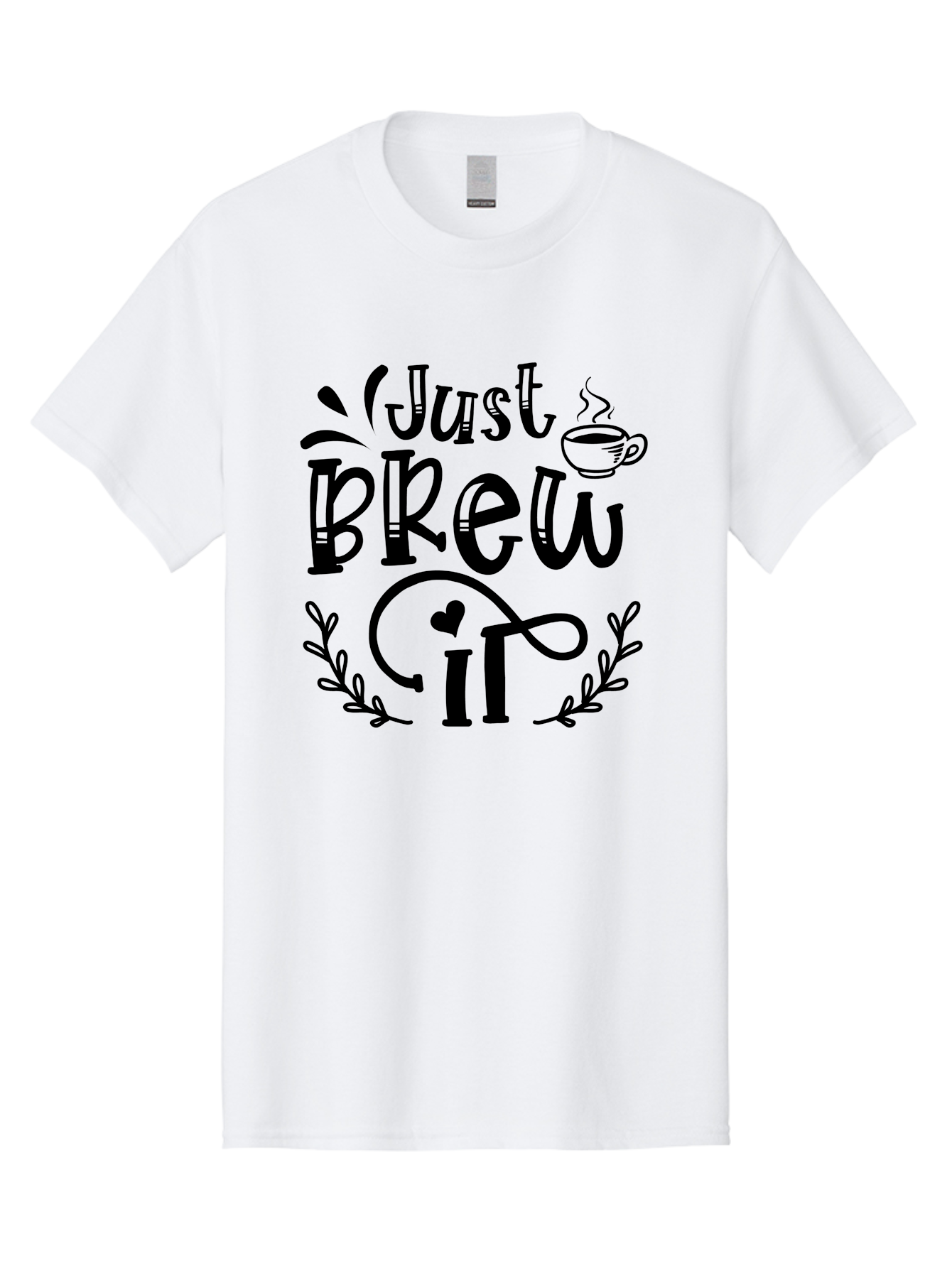 Just Brew It Men'S Graphic Tee, 100% Cotton, Comfortable Casual Summer Wear, Machine Washable, Coffee Quote, Coffee Saying, Coffee Humor, Coffee Puns, Morning Motivation, Coffee Lovers, Brew Coffee Aae426 15