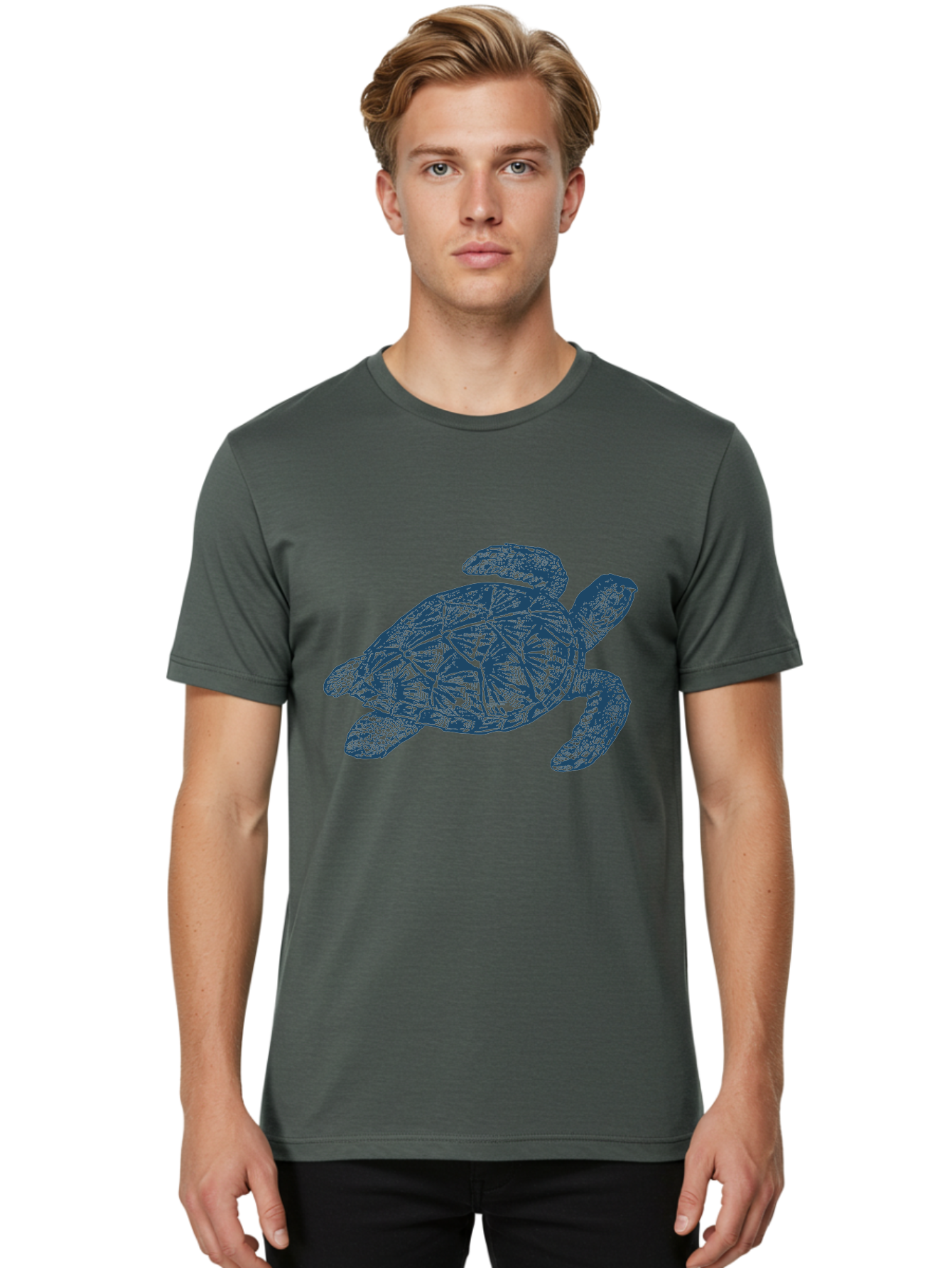 Just Turtle Thing Men'S Graphic Tee, 100% Cotton, Comfortable Casual Summer Wear, Machine Washable, Sea Turtle, Ocean Life, Marine Biology, Wildlife Conservation, Turtle Shell, Flipper, Underwater World, Nature Art Aae427 8