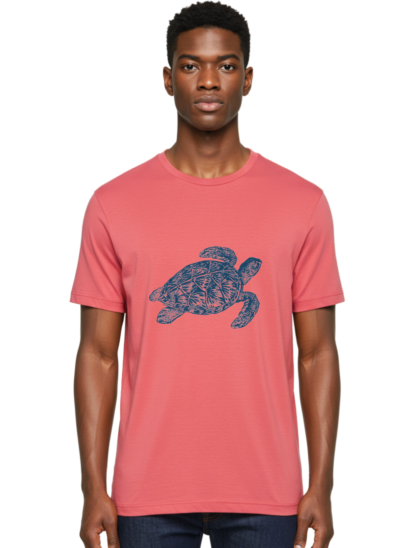 Just Turtle Thing Men'S Graphic Tee, 100% Cotton, Comfortable Casual Summer Wear, Machine Washable, Sea Turtle, Ocean Life, Marine Biology, Wildlife Conservation, Turtle Shell, Flipper, Underwater World, Nature Art Aae427 2