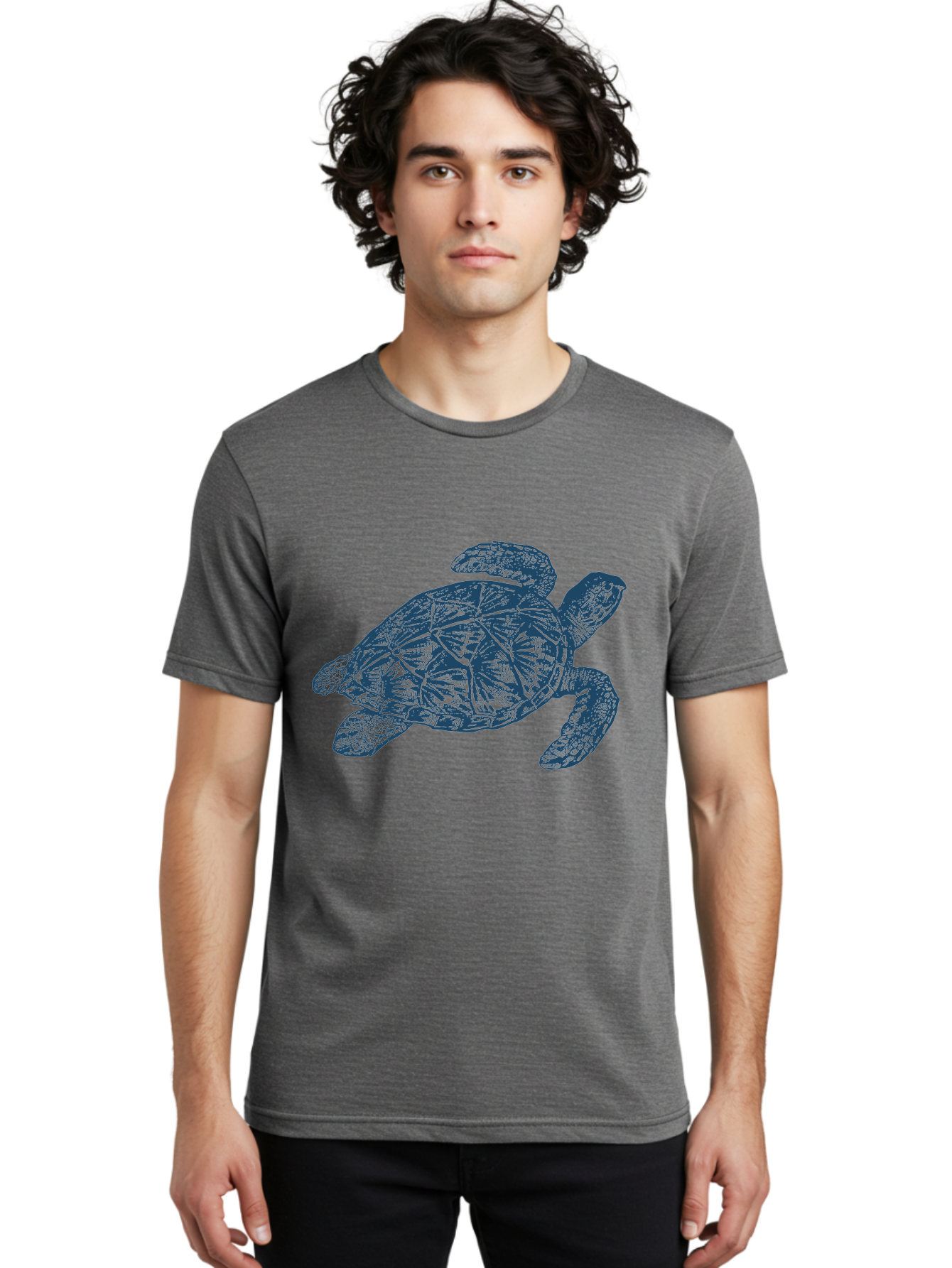 Just Turtle Thing Men'S Graphic Tee, 100% Cotton, Comfortable Casual Summer Wear, Machine Washable, Sea Turtle, Ocean Life, Marine Biology, Wildlife Conservation, Turtle Shell, Flipper, Underwater World, Nature Art Aae427 6