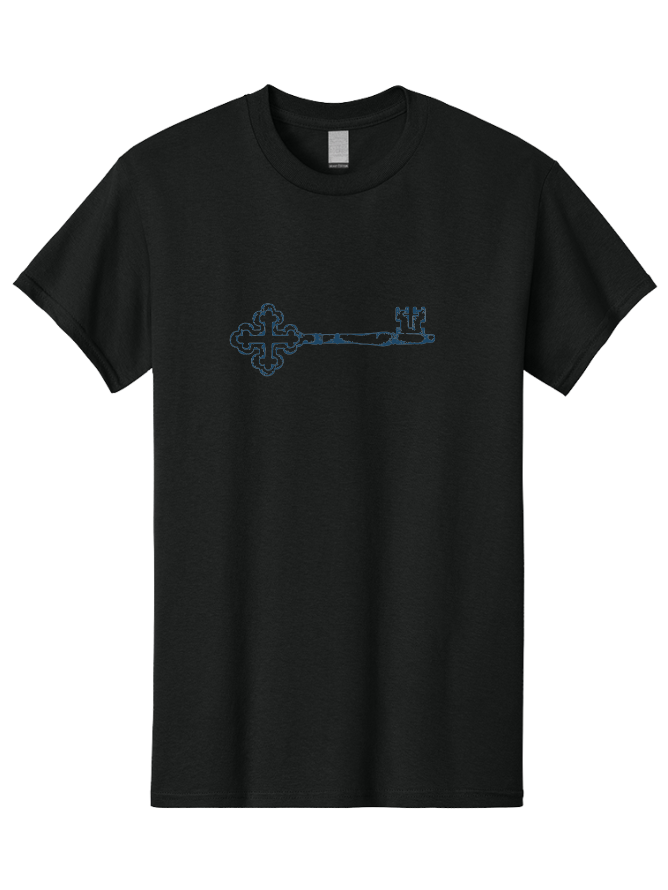 Key Men'S Graphic Tee, 100% Cotton, Comfortable Casual Summer Wear, Machine Washable, Skeleton Key, Ornate Key Design, Retro Key Style, Decorative Key, Old-Fashioned Lock, Antique Key, Vintage Key, Door Key Aae431 11