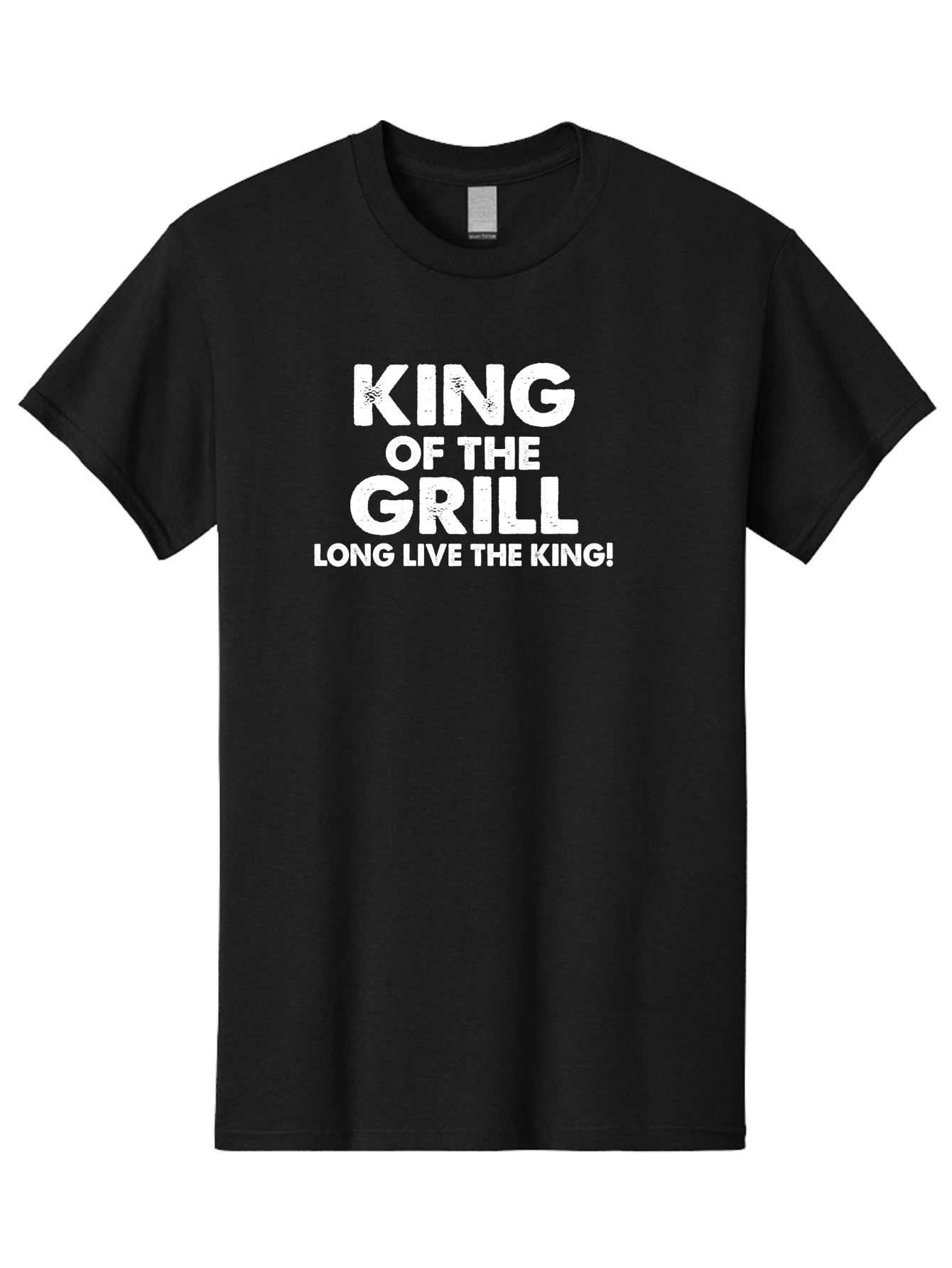 King Of The Grill Men'S Graphic Tee, 100% Cotton, Comfortable Casual Summer Wear, Machine Washable, Barbecue King, Grill Master, Bbq Lover, Outdoor Cooking, Long Live The King, Grill Enthusiast, Barbecue Champion, King Of Bbq Aae433 15