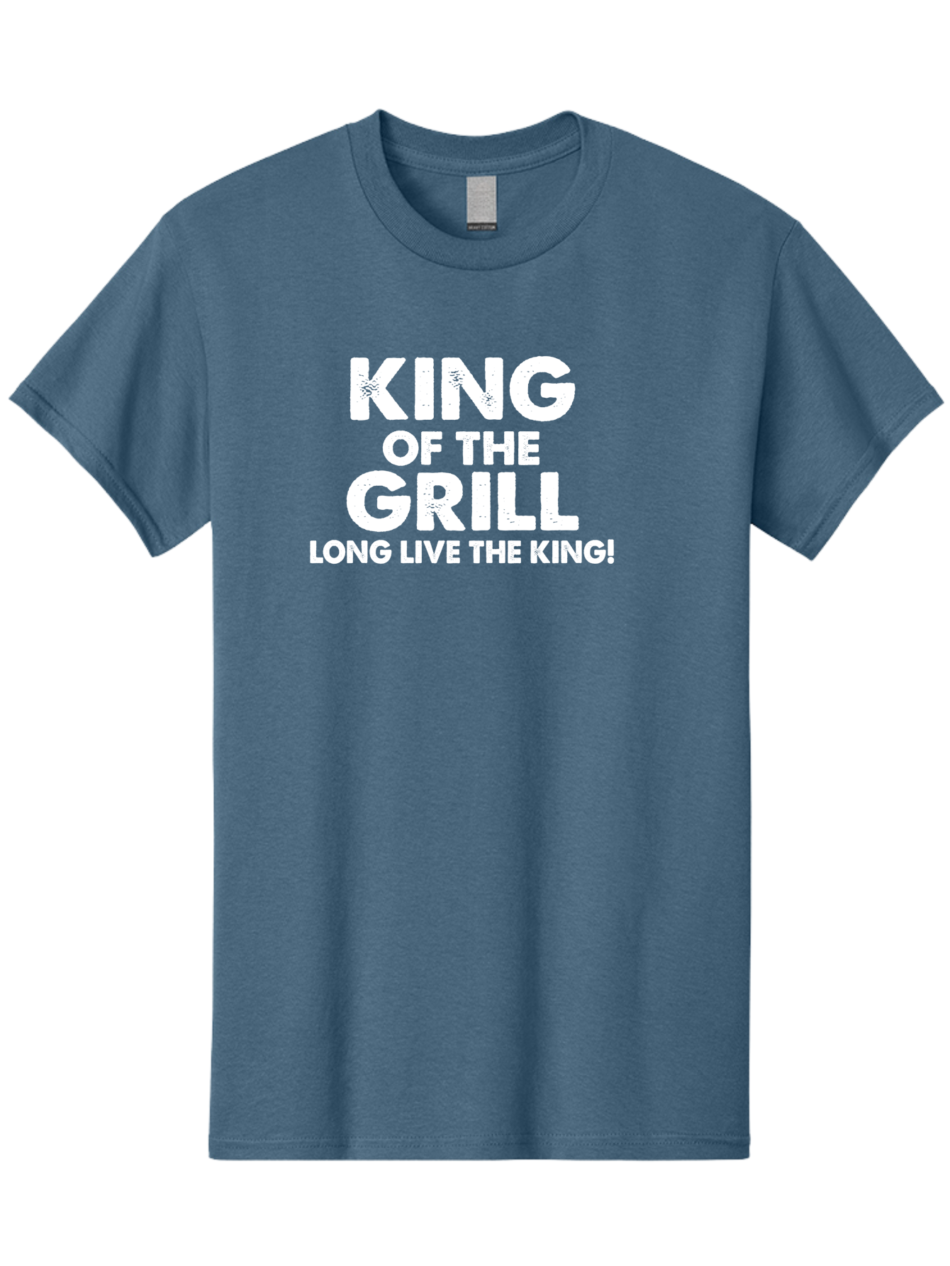 King Of The Grill Men'S Graphic Tee, 100% Cotton, Comfortable Casual Summer Wear, Machine Washable, Barbecue King, Grill Master, Bbq Lover, Outdoor Cooking, Long Live The King, Grill Enthusiast, Barbecue Champion, King Of Bbq Aae433 17
