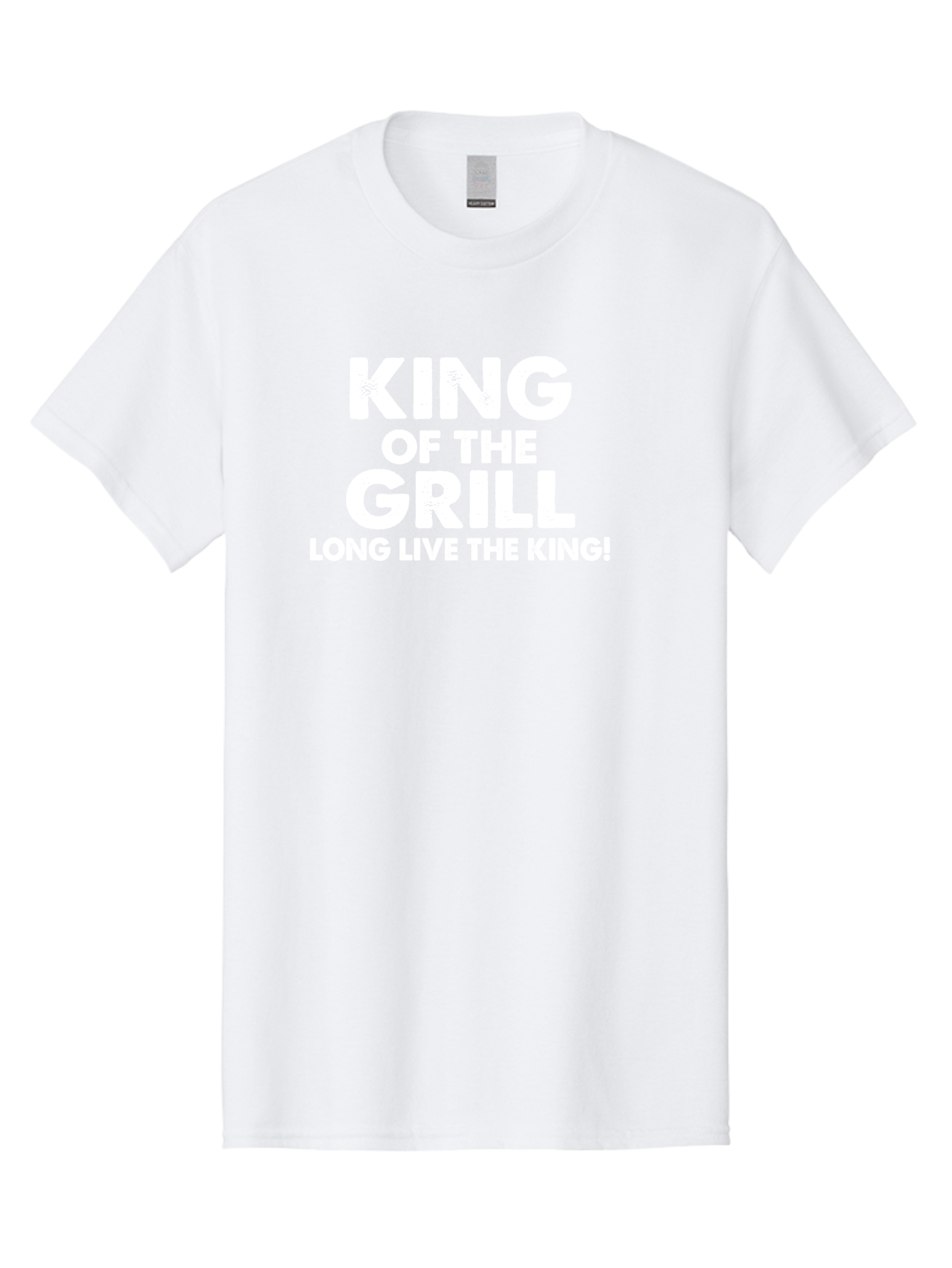 King Of The Grill Men'S Graphic Tee, 100% Cotton, Comfortable Casual Summer Wear, Machine Washable, Barbecue King, Grill Master, Bbq Lover, Outdoor Cooking, Long Live The King, Grill Enthusiast, Barbecue Champion, King Of Bbq Aae433 21