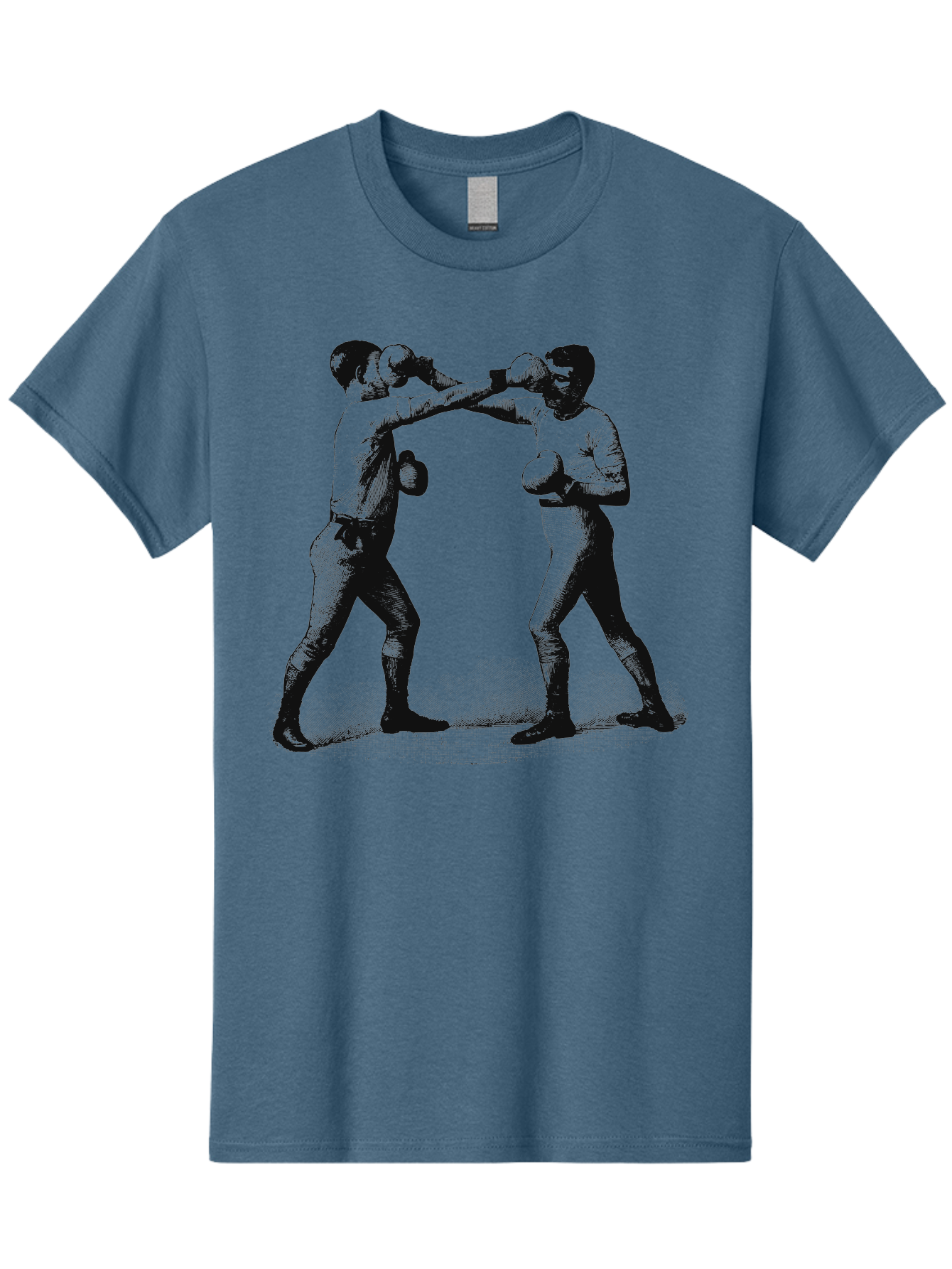 Knockline Men'S Graphic Tee, 100% Cotton, Comfortable Casual Summer Wear, Machine Washable, Boxing Fighters, Fighting Stance, Boxing Gloves, Martial Arts, Combat Sports, Boxing Techniques, Boxing Ring, Pugilism, Fighter'S Pose, Boxing Action Aae436 13