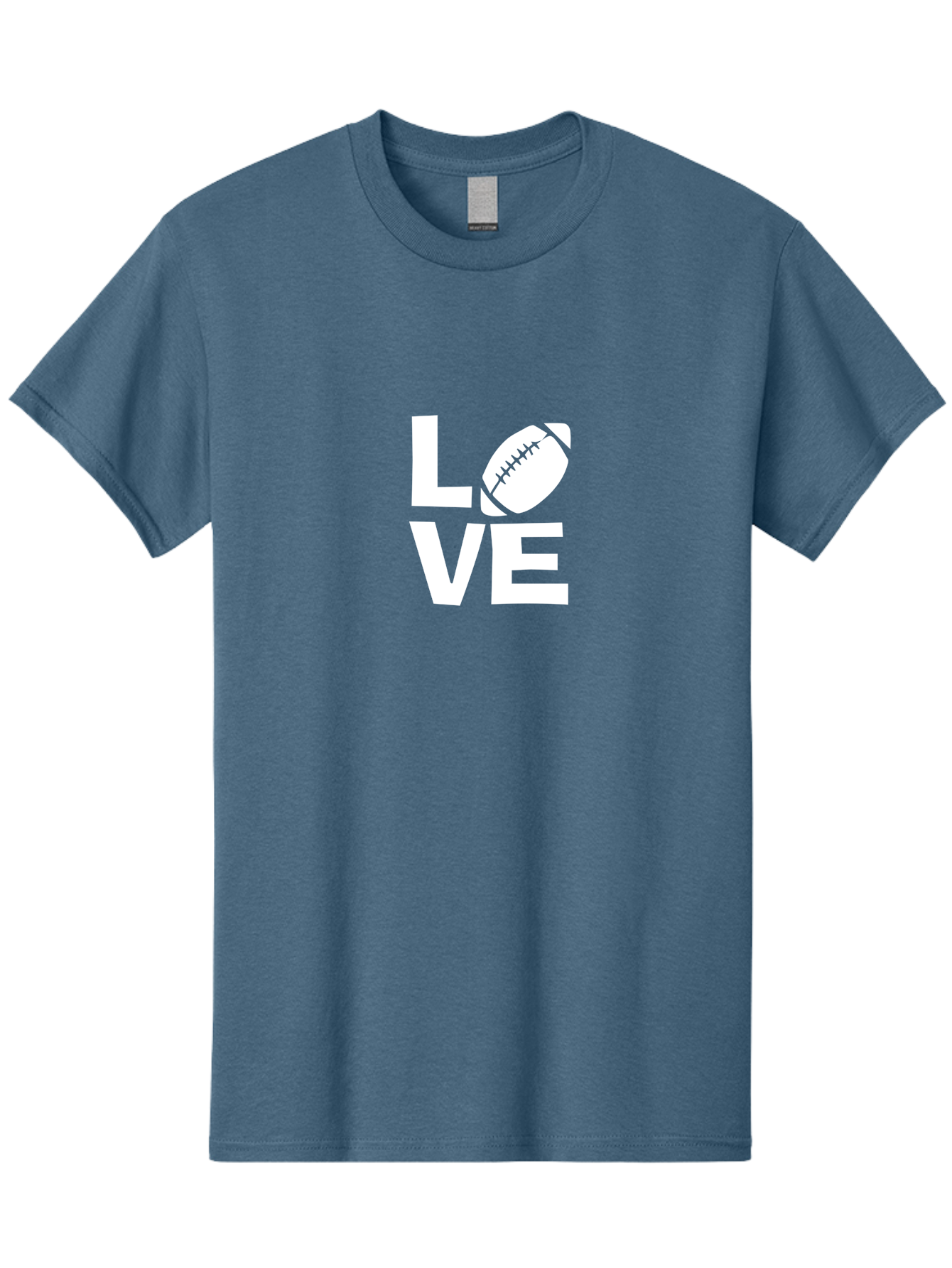 Love Men'S Graphic Tee, 100% Cotton, Comfortable Casual Summer Wear, Machine Washable, Love Football, Passion For Sports, Football Lover, Sports Enthusiasm, Love Sports, Football Fan Aae464 29