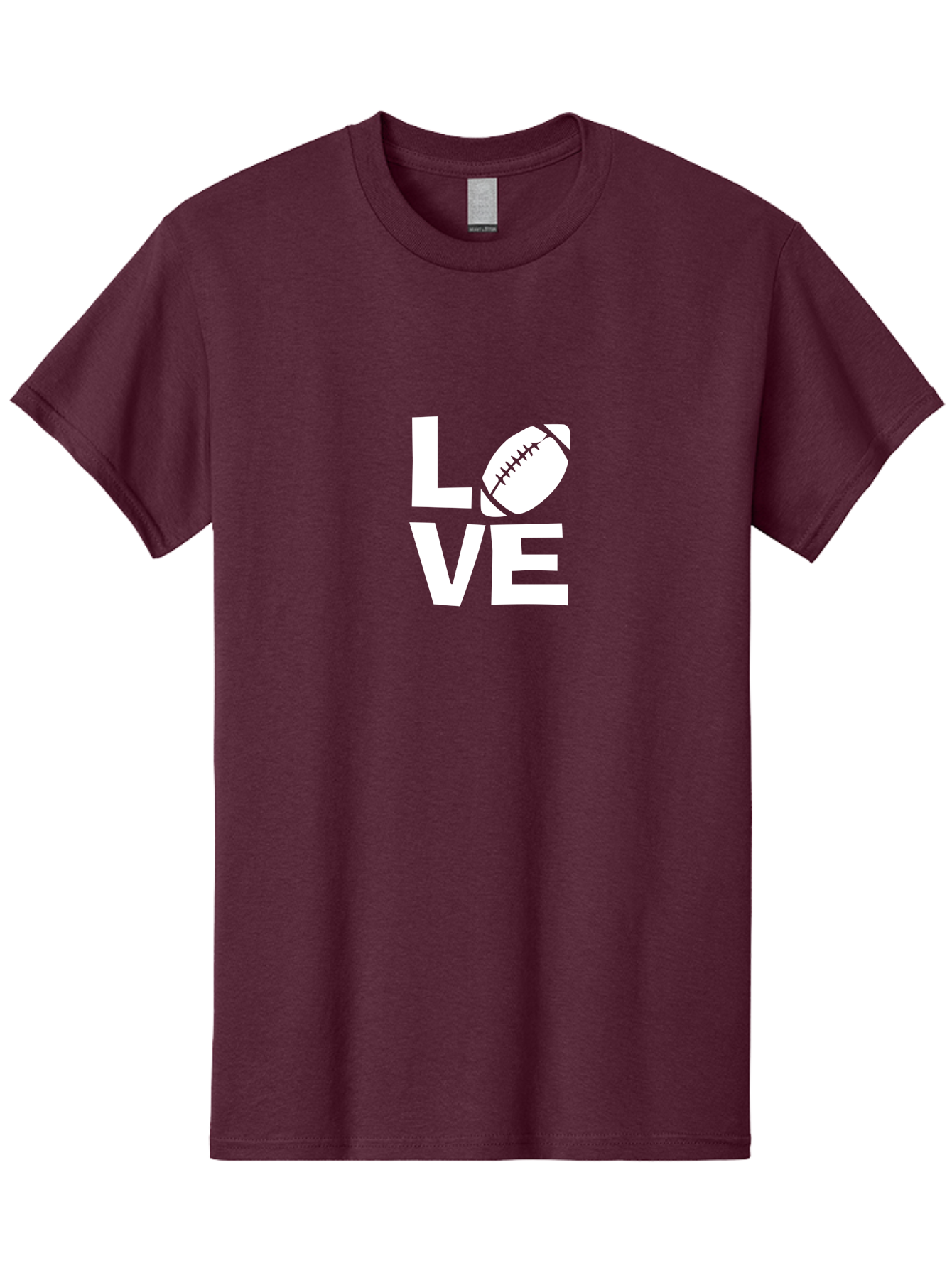 Love Men'S Graphic Tee, 100% Cotton, Comfortable Casual Summer Wear, Machine Washable, Love Football, Passion For Sports, Football Lover, Sports Enthusiasm, Love Sports, Football Fan Aae464 17