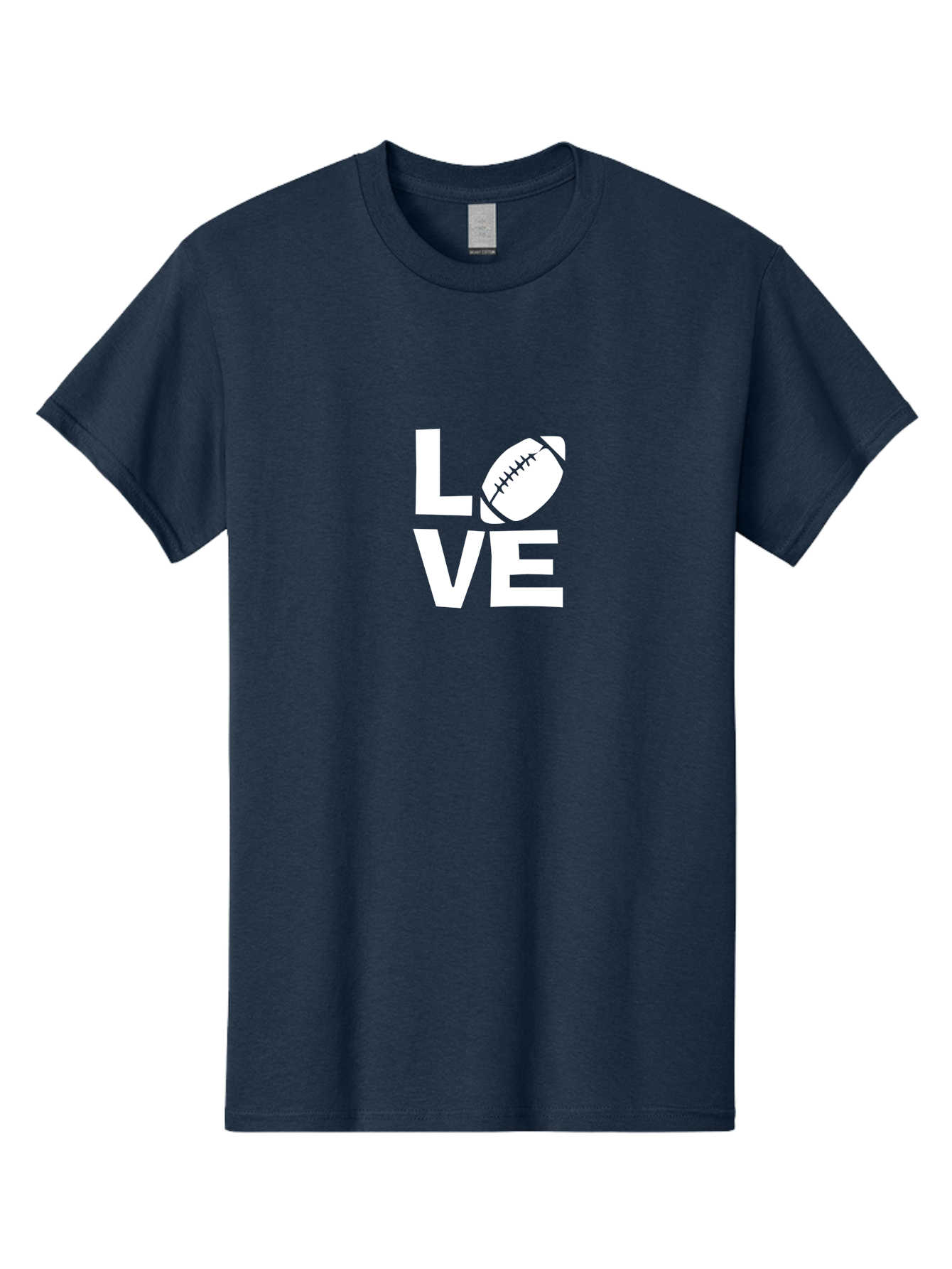 Love Men'S Graphic Tee, 100% Cotton, Comfortable Casual Summer Wear, Machine Washable, Love Football, Passion For Sports, Football Lover, Sports Enthusiasm, Love Sports, Football Fan Aae464 19