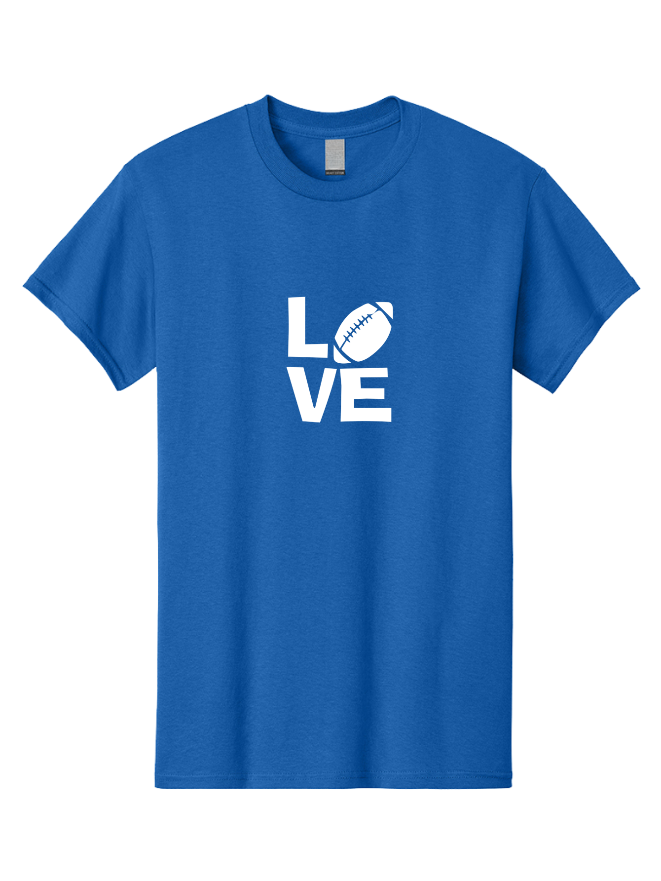 Love Men'S Graphic Tee, 100% Cotton, Comfortable Casual Summer Wear, Machine Washable, Love Football, Passion For Sports, Football Lover, Sports Enthusiasm, Love Sports, Football Fan Aae464 21