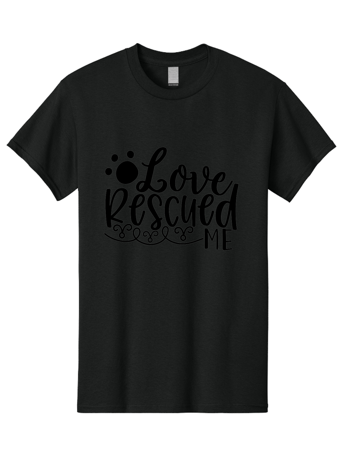 Love Rescued Me Men'S Graphic Tee, 100% Cotton, Comfortable Casual Summer Wear, Machine Washable, Love Rescued Me, Pet Rescue, Dog Lover, Animal Shelter, Adopt Don'T Shop, Pet Adoption, Rescue Dog, Furry Friend Aae474 17