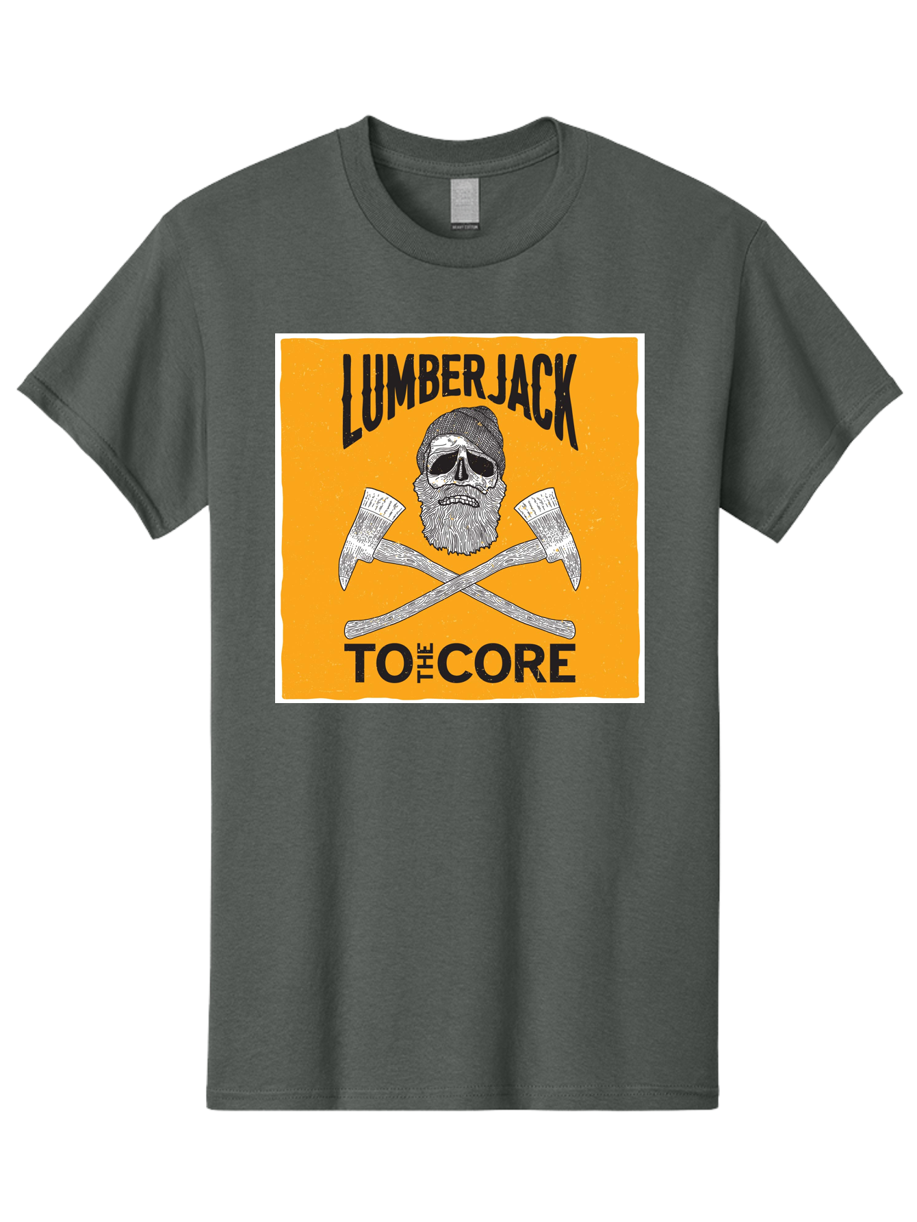 Lumberjack Skull 3 Men'S Graphic Tee, 100% Cotton, Comfortable Casual Summer Wear, Machine Washable, Lumberjack Skull, Crossed Axes, Woodcutting, Forestry, Rugged Outdoors, Timber Industry, Axe Throwing, Bearded Lumberjack, Skull With Hat Aae480 23