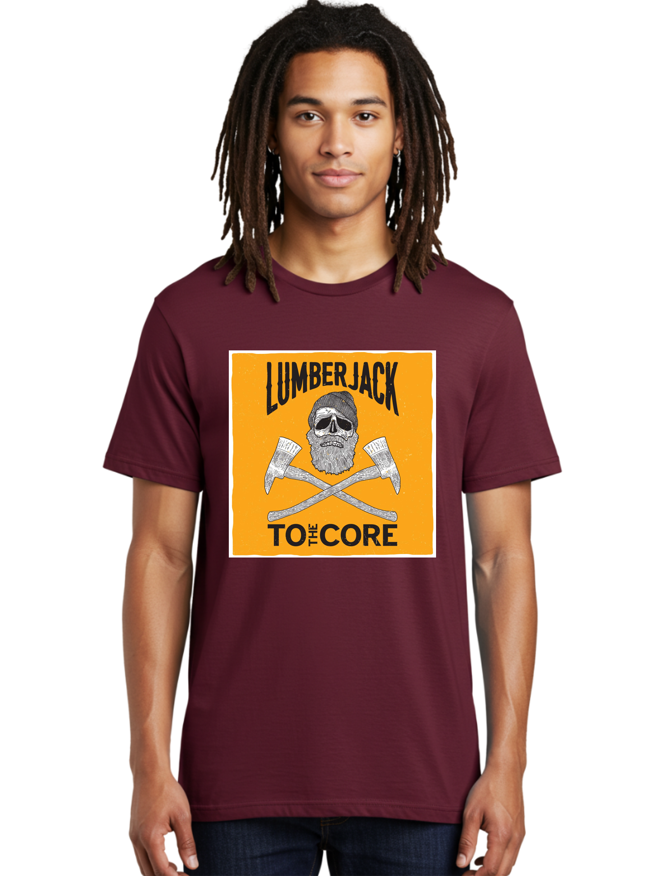 Lumberjack Skull 3 Men'S Graphic Tee, 100% Cotton, Comfortable Casual Summer Wear, Machine Washable, Lumberjack Skull, Crossed Axes, Woodcutting, Forestry, Rugged Outdoors, Timber Industry, Axe Throwing, Bearded Lumberjack, Skull With Hat Aae480 10