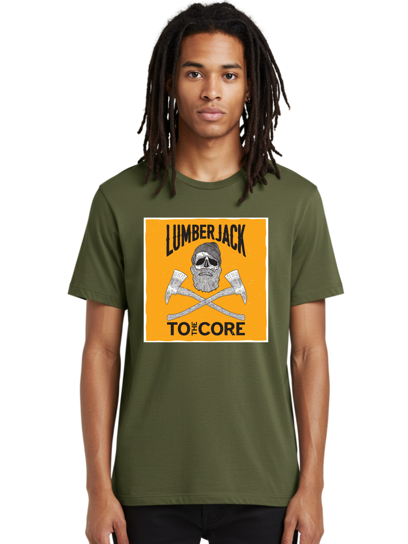 Lumberjack Skull 3 Men'S Graphic Tee, 100% Cotton, Comfortable Casual Summer Wear, Machine Washable, Lumberjack Skull, Crossed Axes, Woodcutting, Forestry, Rugged Outdoors, Timber Industry, Axe Throwing, Bearded Lumberjack, Skull With Hat Aae480 12